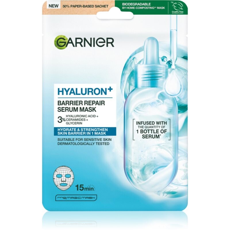 Garnier Hyaluron + cleansing face mask for combination to oily skin 1 pc