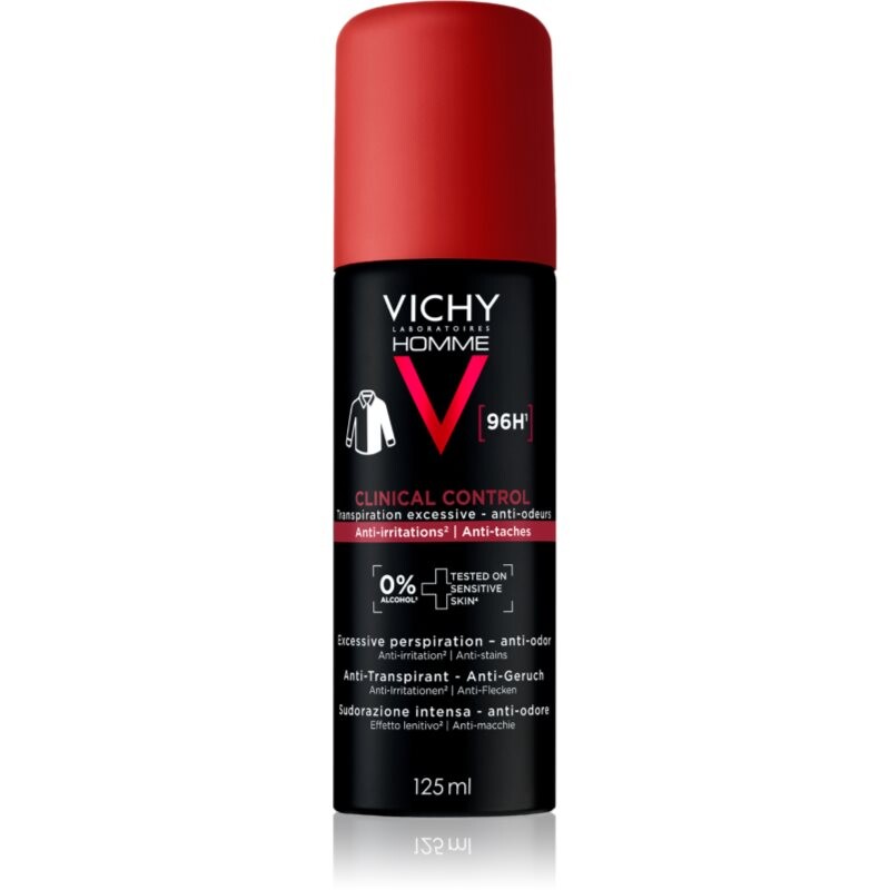 Vichy Homme Clinical Control deodorant spray to treat excessive sweating 125 ml