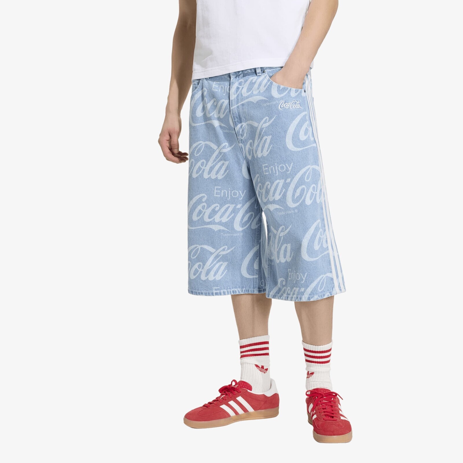 adidas x Coca Cola Classic Sport Denim Short Indigo Denim 32