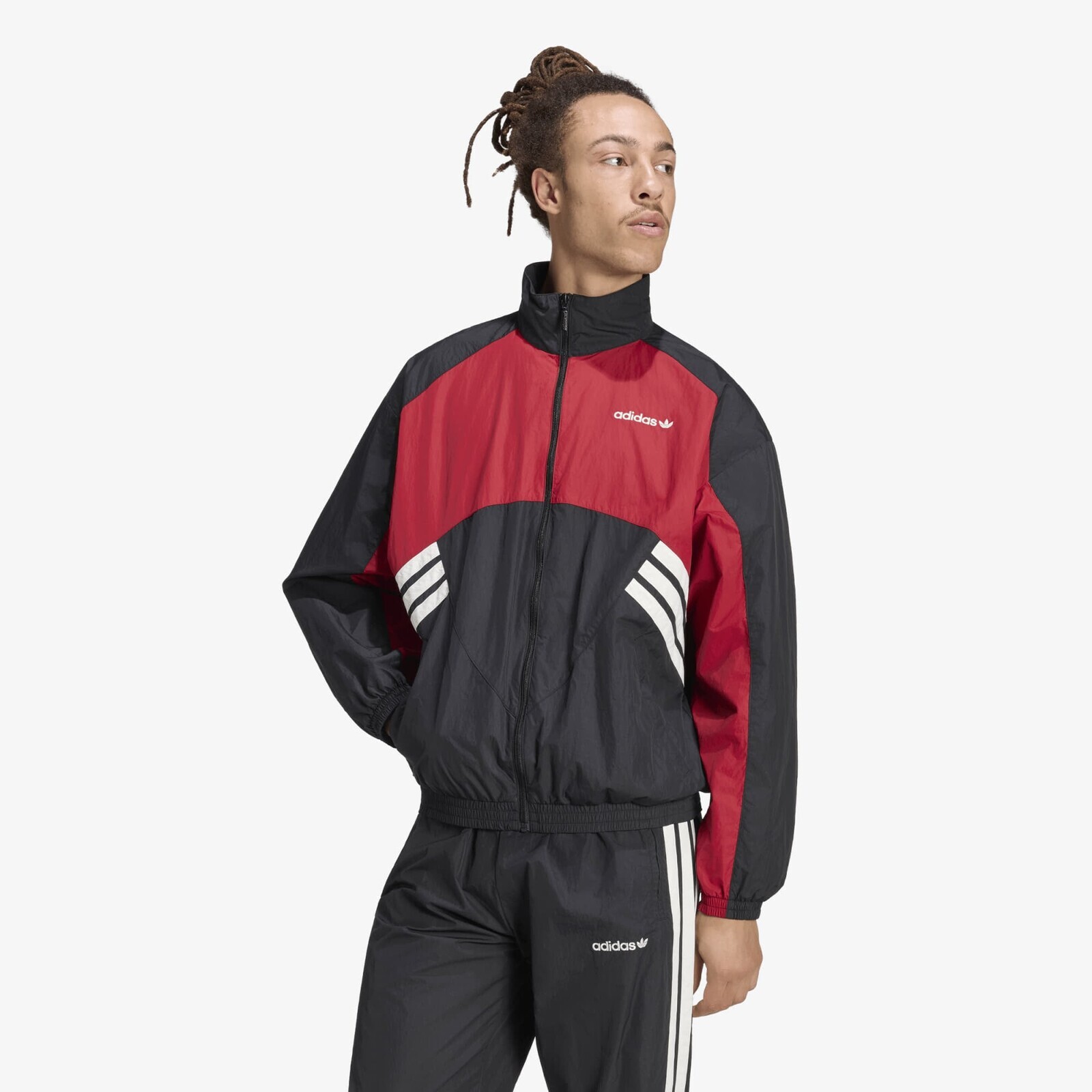 Jacket adidas Cutline Tracktop Black/ Team Victory Red XL