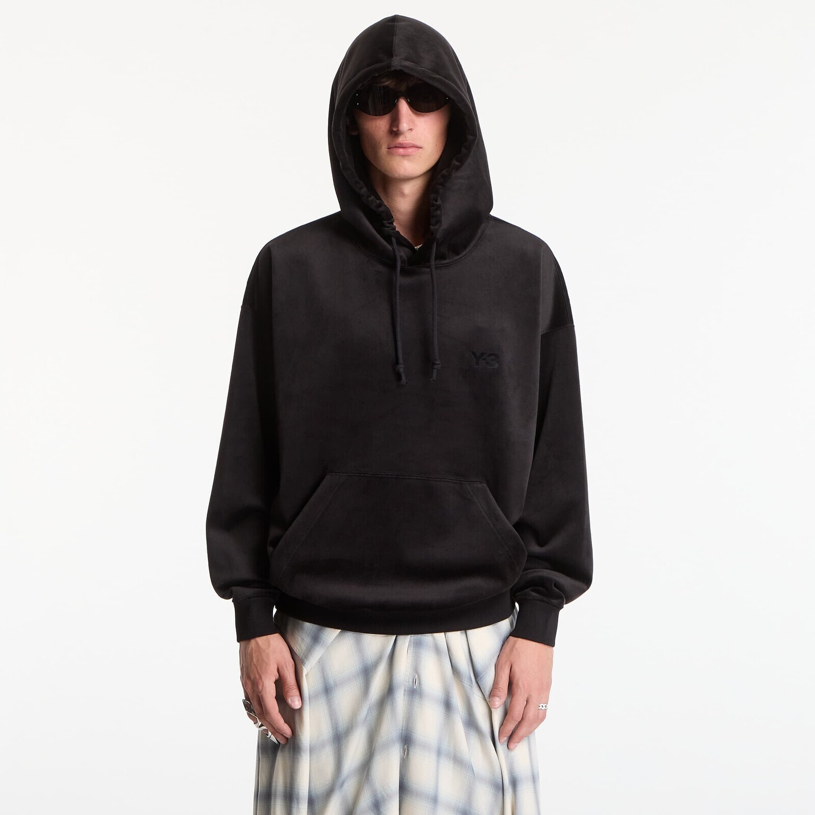 Sweatshirt Y-3 Velvet Corduroy Hoodie UNISEX Black L