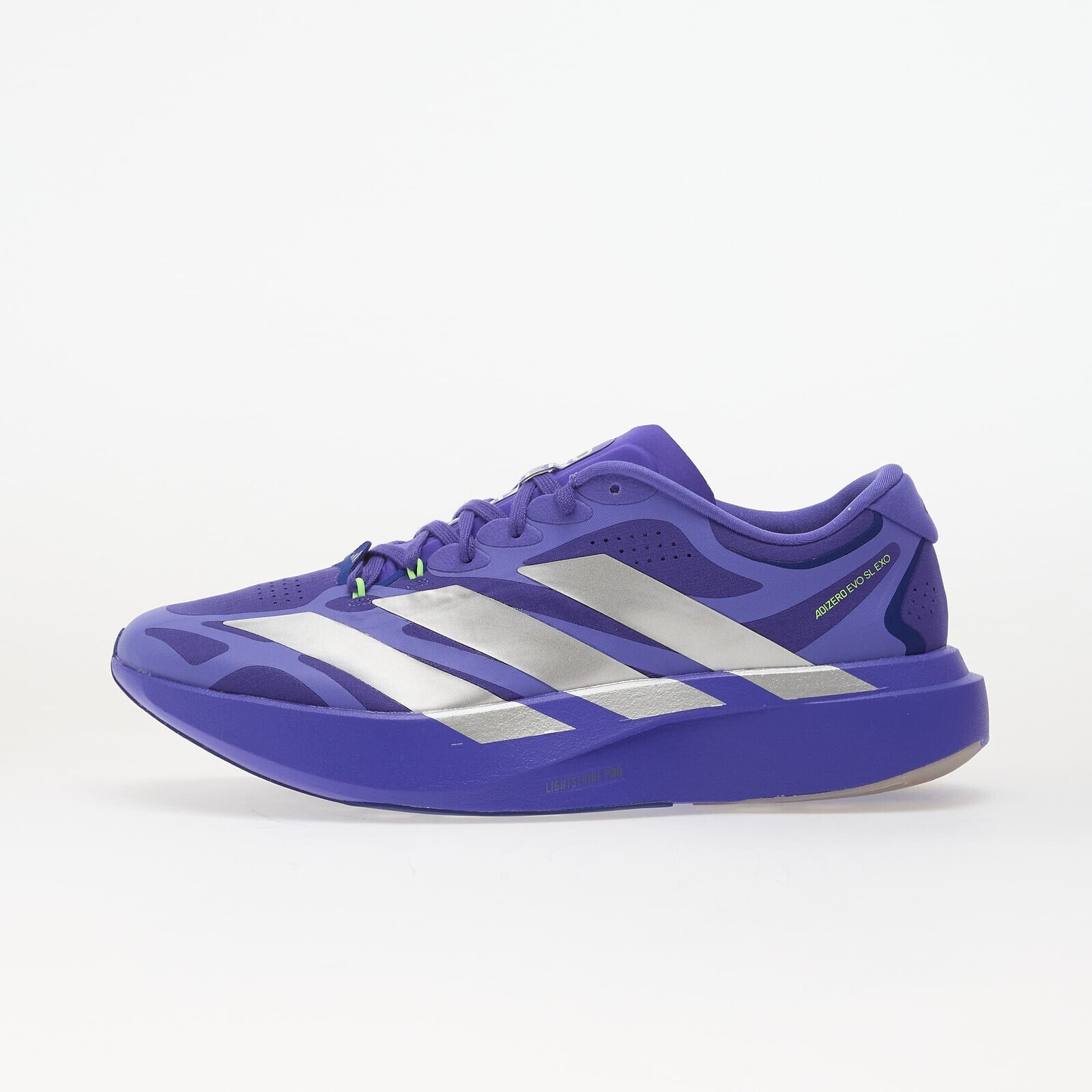 Sneakers adidas Adizero Evo SL Exo Solar Purple/ Silver Met./ Pure Purple UK 11