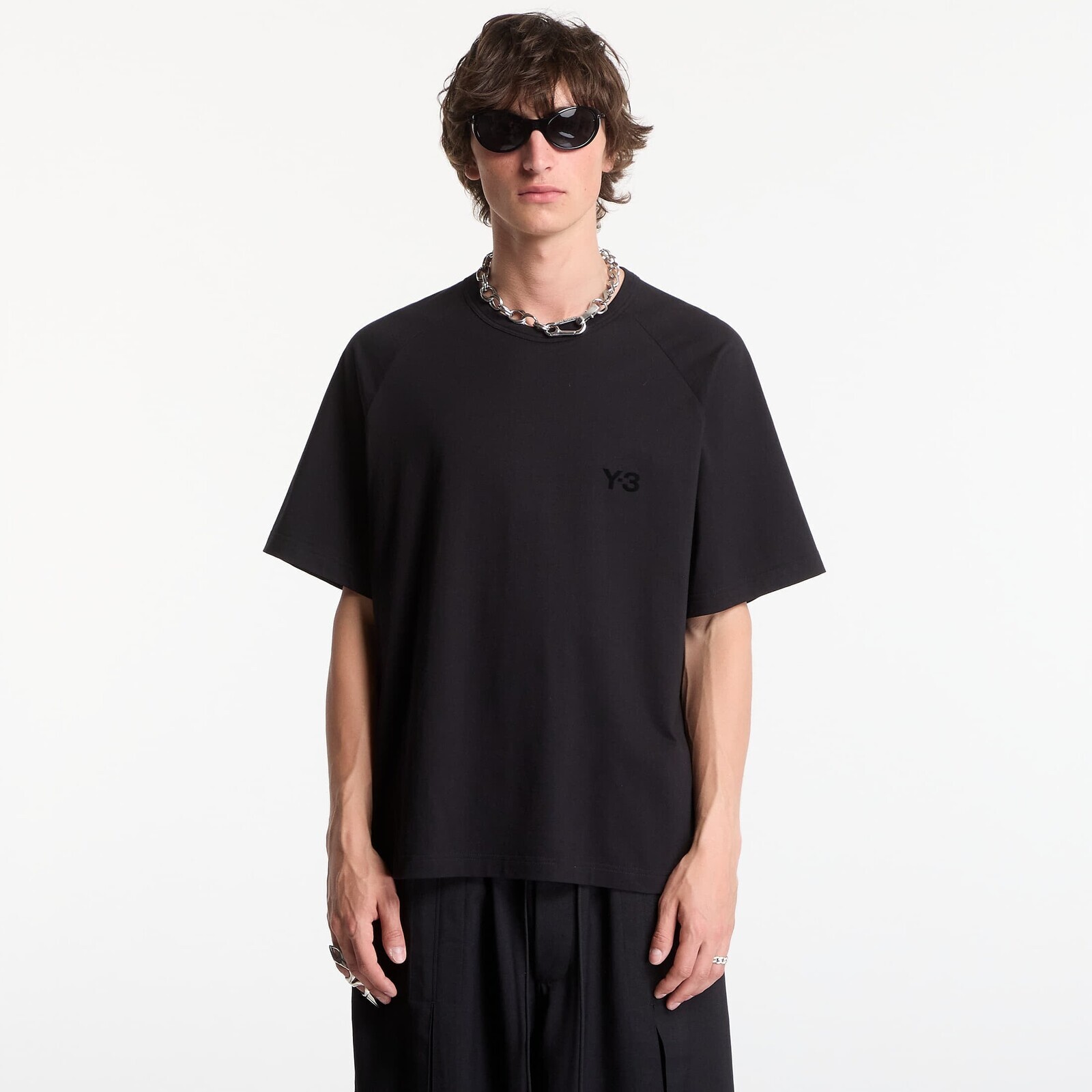 T-shirt Y-3 Boxy Short Sleeve T-Shirt Black L