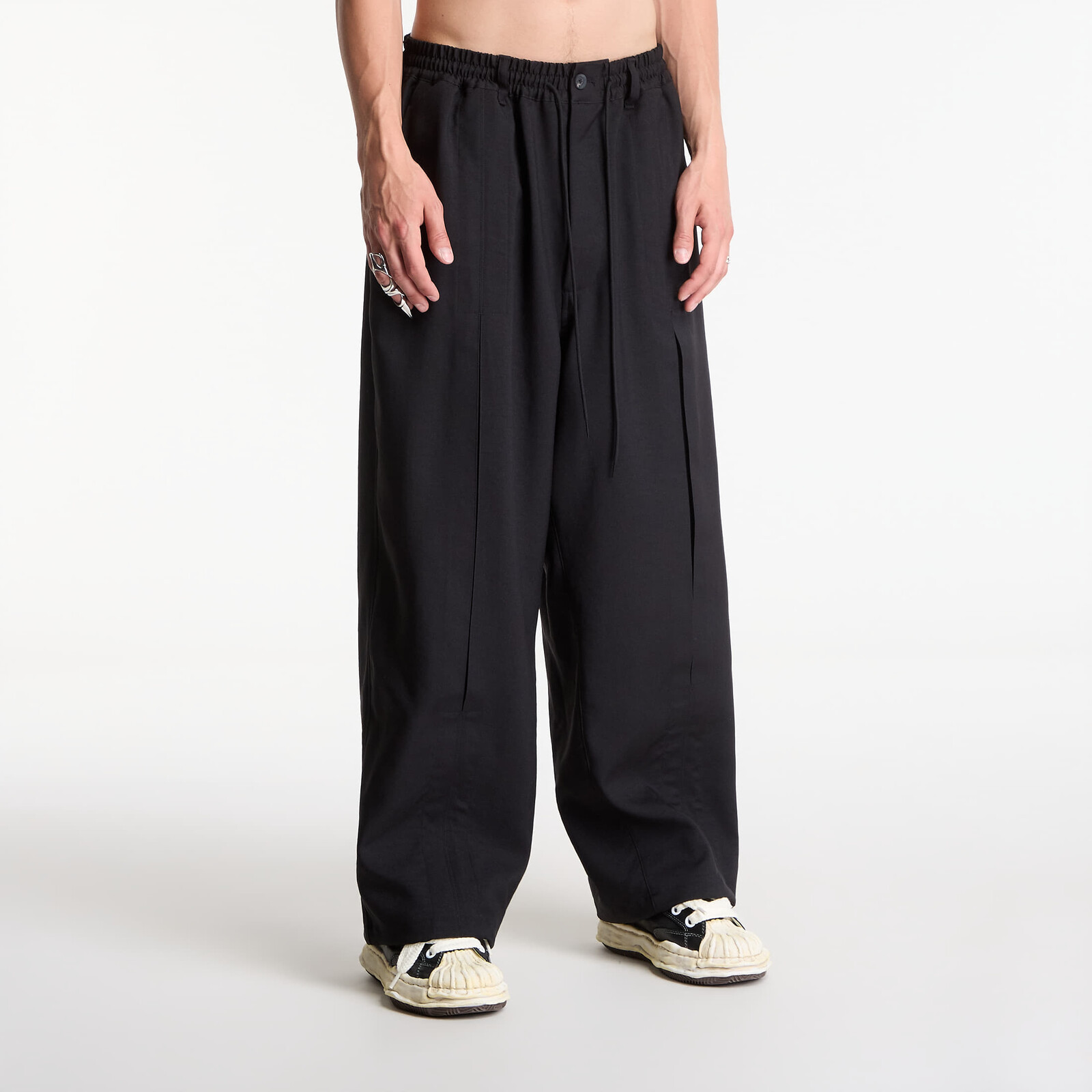Pants Y-3 Sport Uniform Box Pleated Trousers Black L