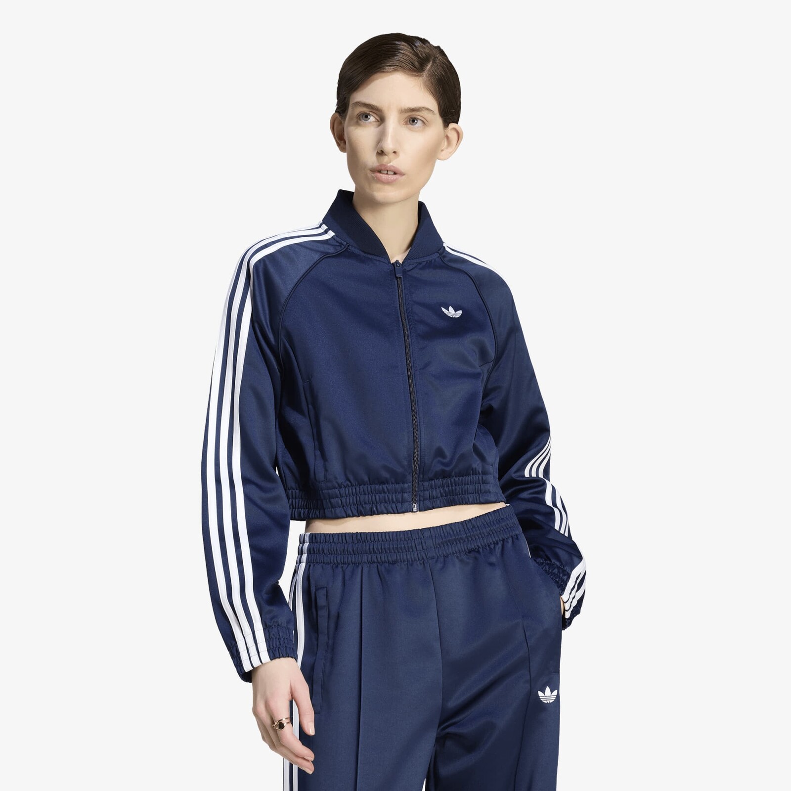 Jacket adidas Satin Sst Jacket Night Indigo/ White M
