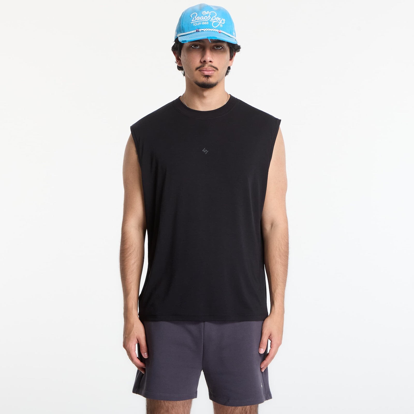 Tank top REPRESENT 247 Dna Oversized Tank UNISEX Jet Black XXL