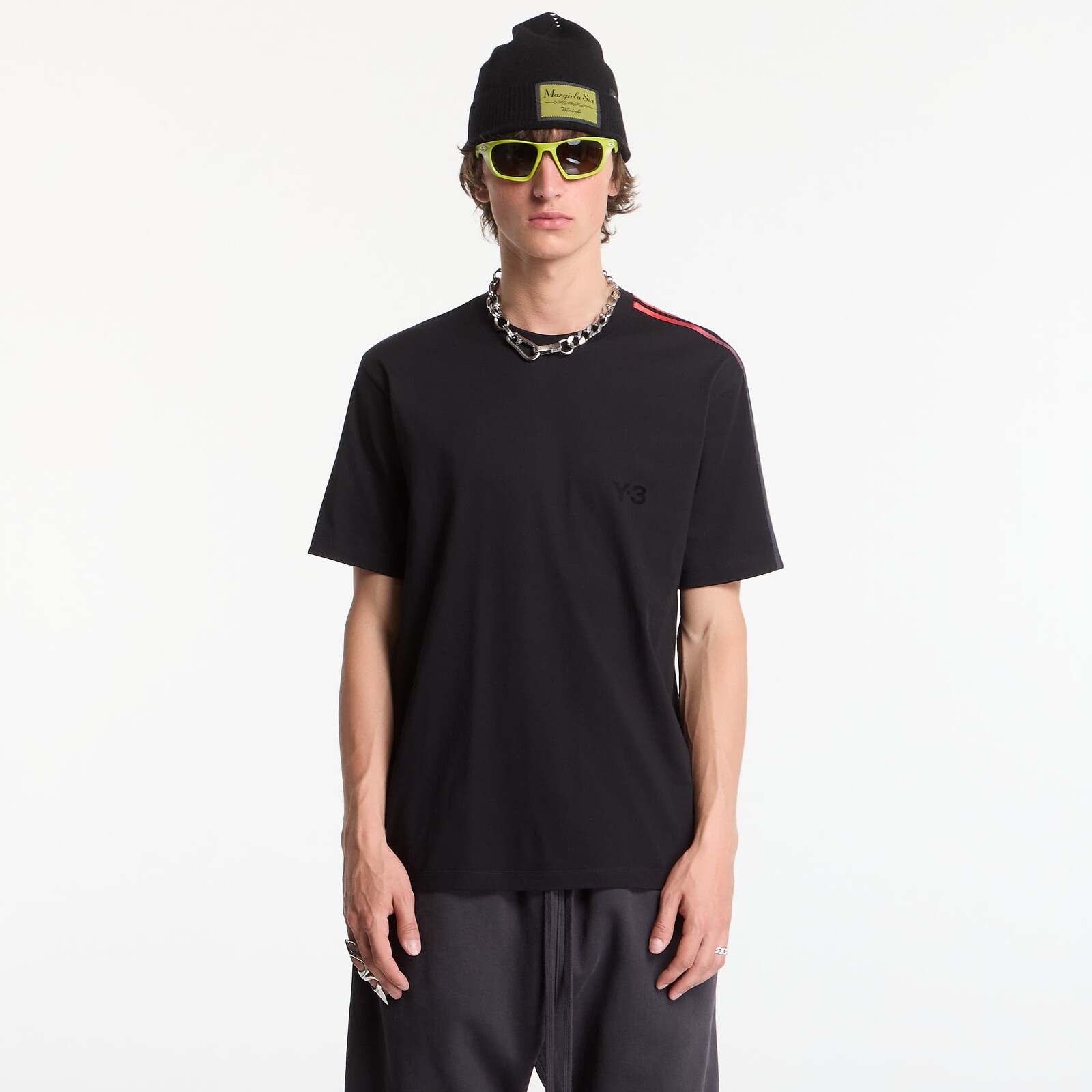 T-shirt Y-3 Gradient Stripes Short Sleeve T-Shirt Black XS