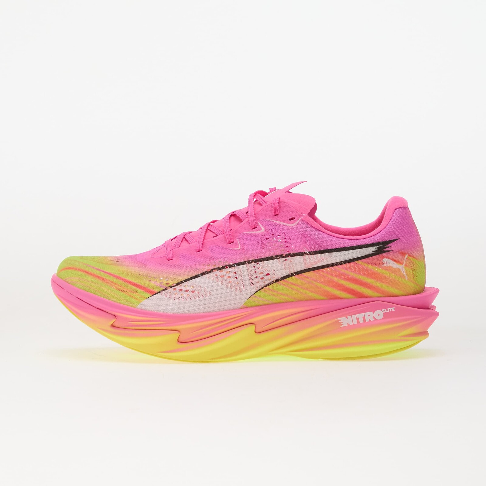 Sneakers Puma Deviate NITRO Elite 4 ST Poison Pink/ Yellow Alert UK 7.5