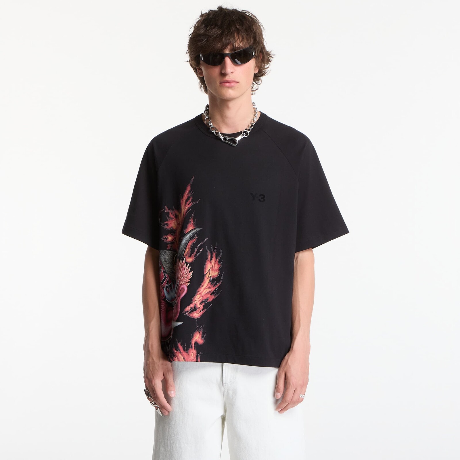 T-shirt Y-3 Graphic Short Sleeve T-Shirt Black XL
