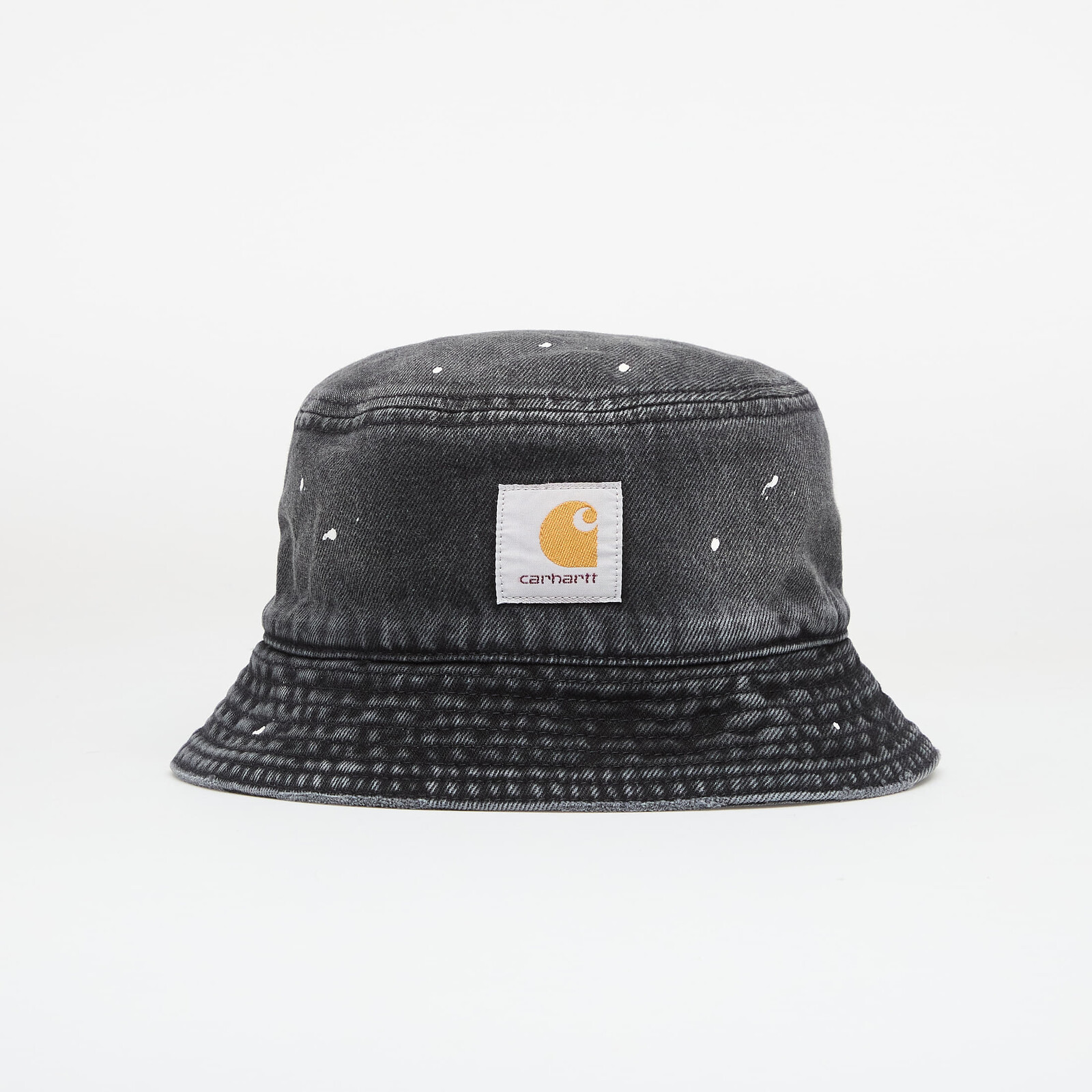 Cap Carhartt WIP Belmar Bucket Hat Black Destroy Wash, Splatter S/M
