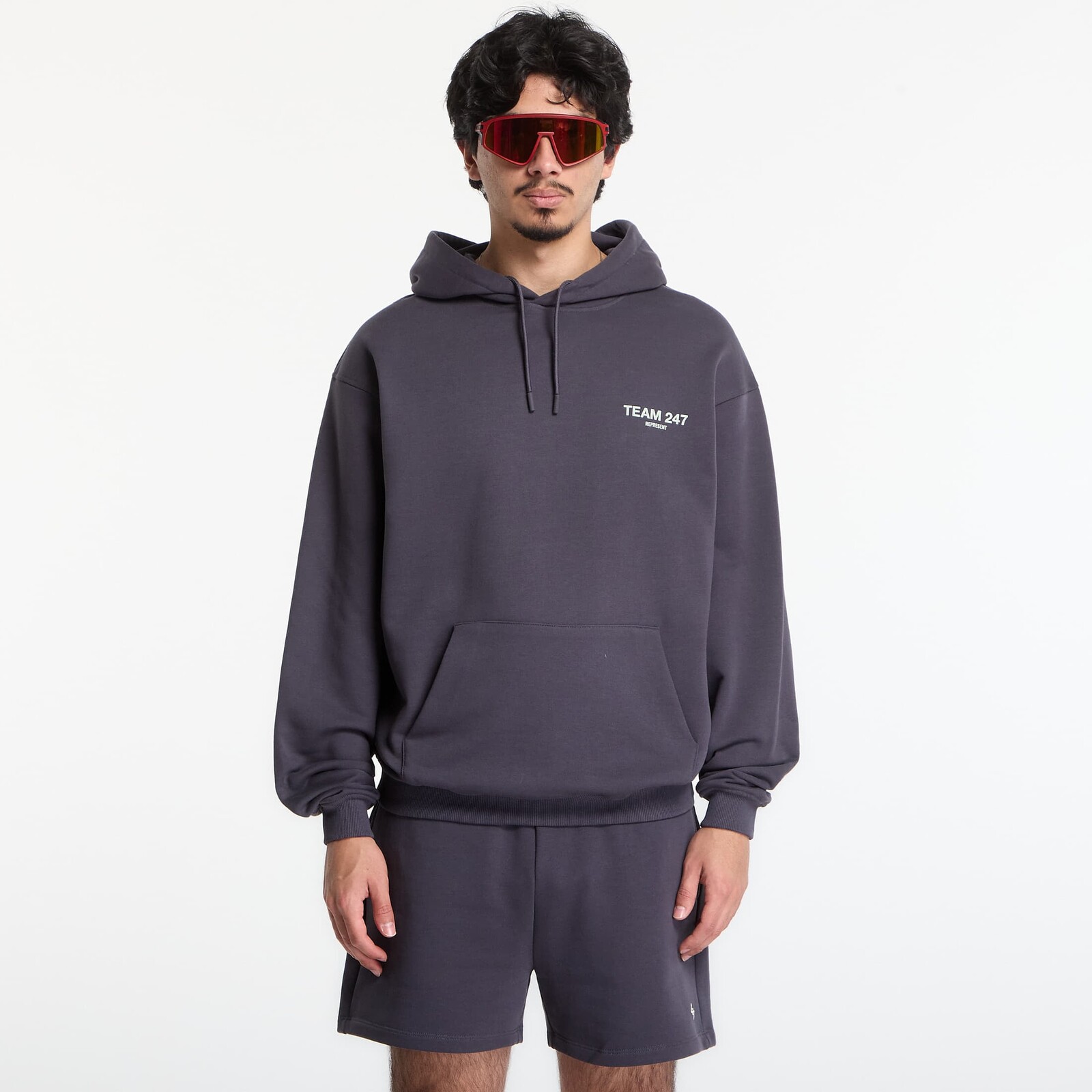 Sweatshirt REPRESENT 247 Team Oversized Hood UNISEX Graphene L