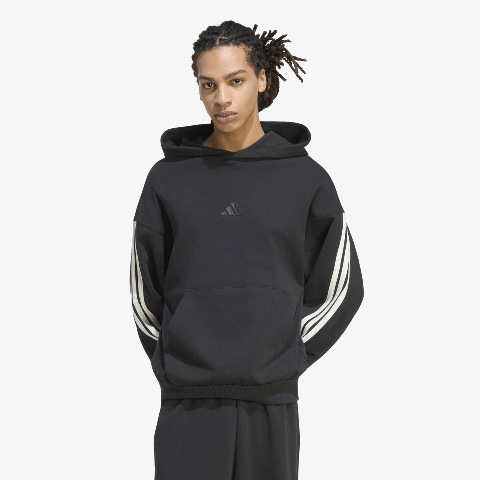 Sweatshirt adidas Ak 3S Oh Hd Black/ Owhite XL