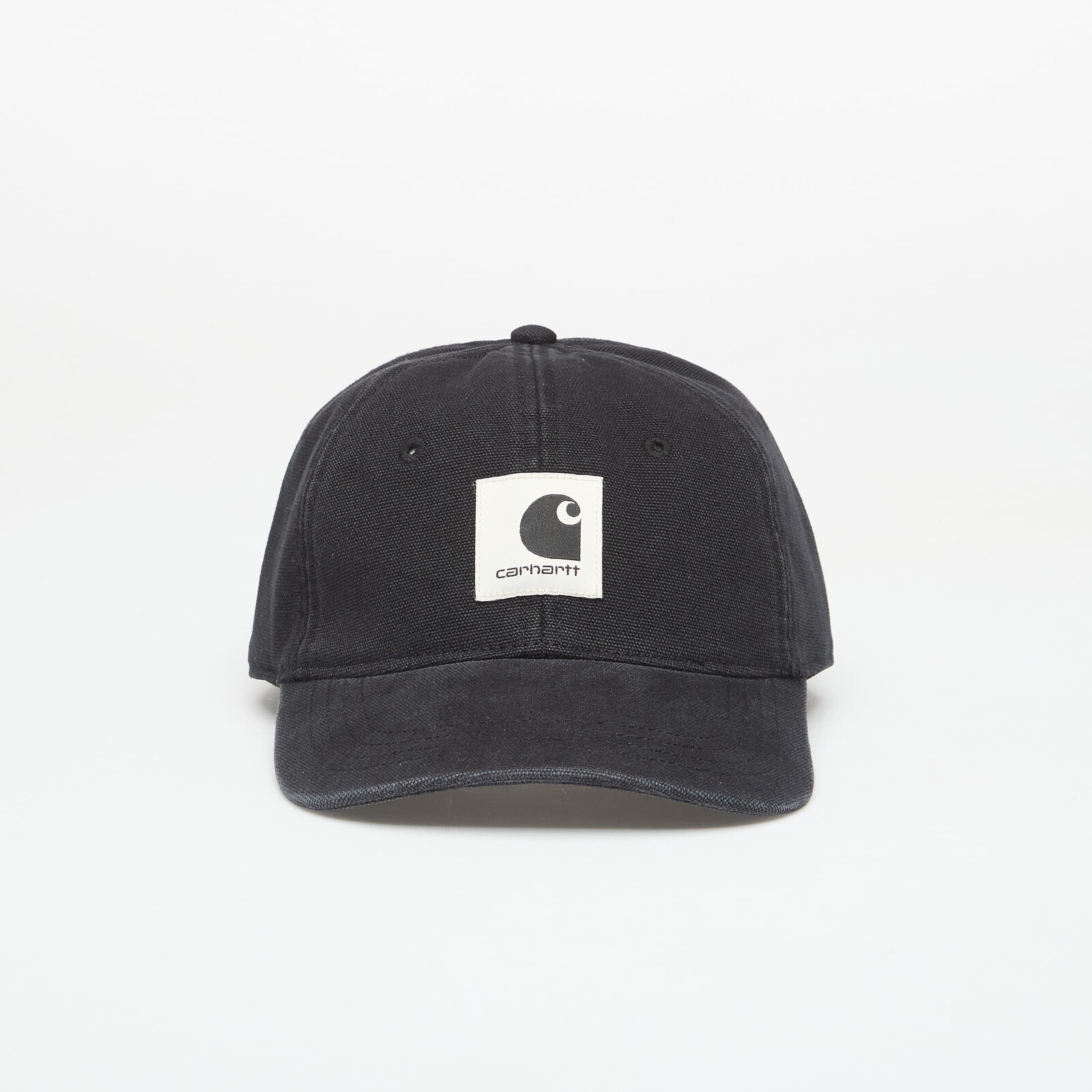 Carhartt WIP Canvas Cap Black Stone Washed Universal
