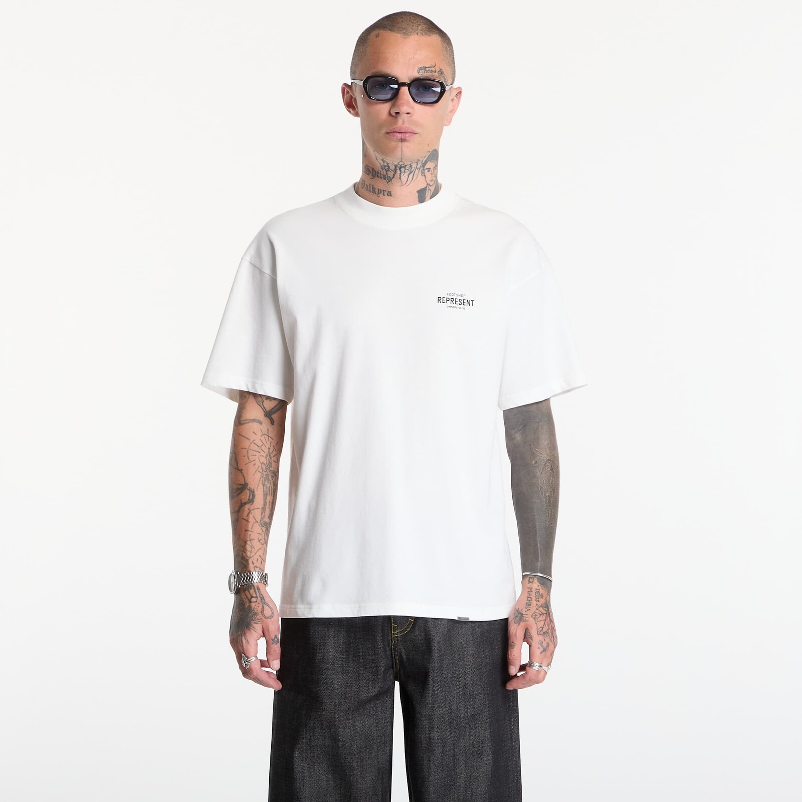 T-shirt Represent x Footshop Owners Club T-Shirt Flat White S