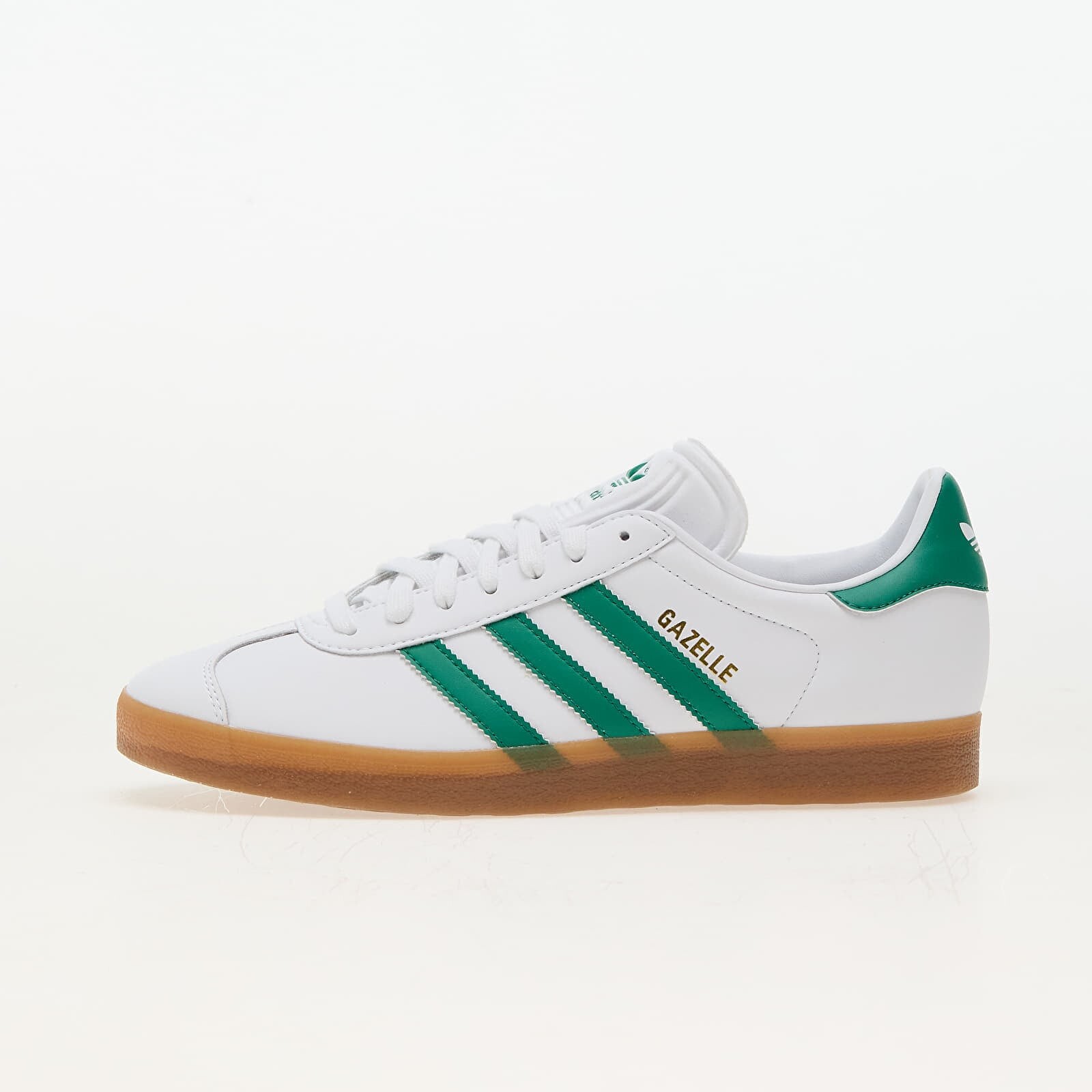 Sneakers adidas Gazelle Cloud White/ Bold Green/ Gold Metallic UK 7
