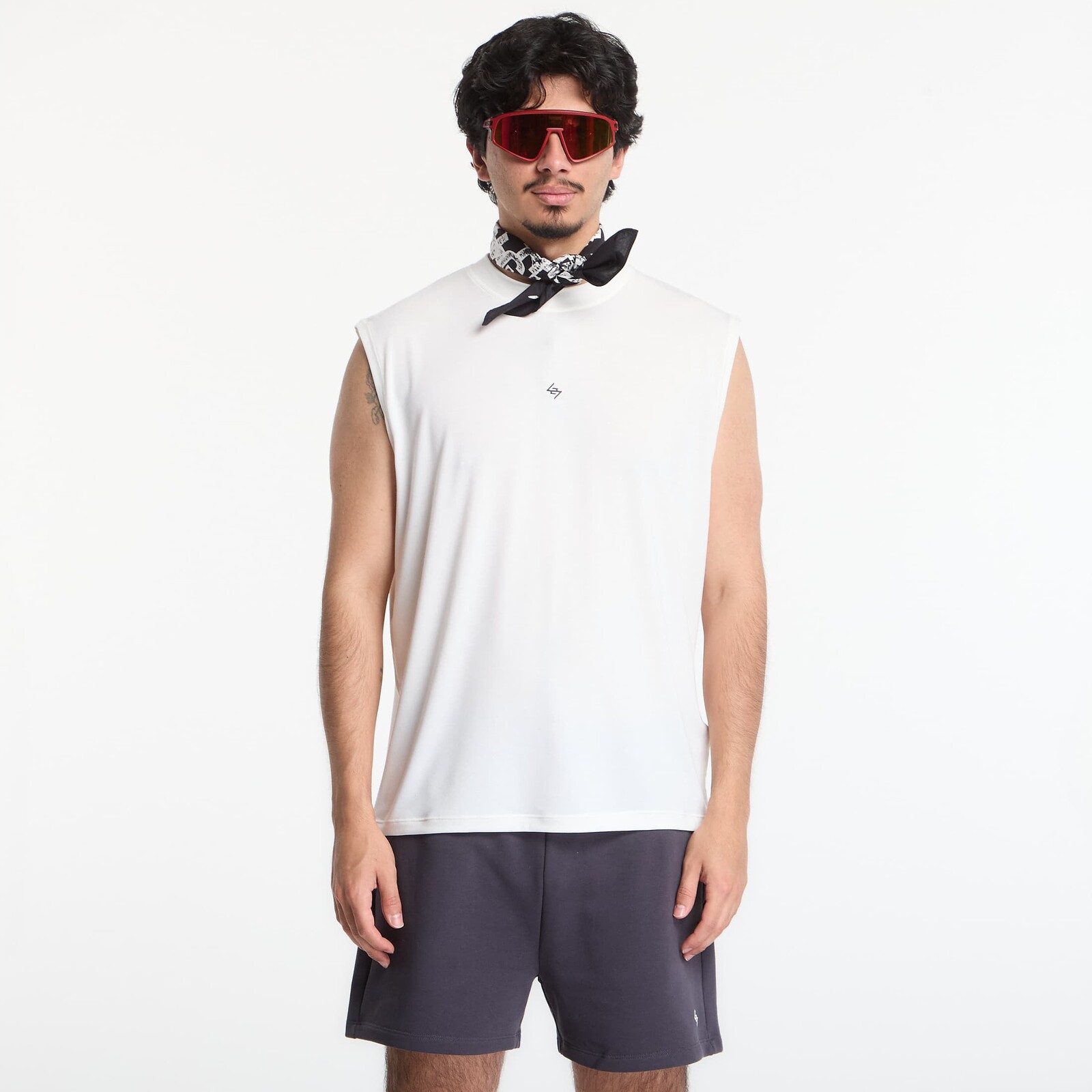 Tank top REPRESENT 247 Dna Oversized Tank UNISEX Flat White L