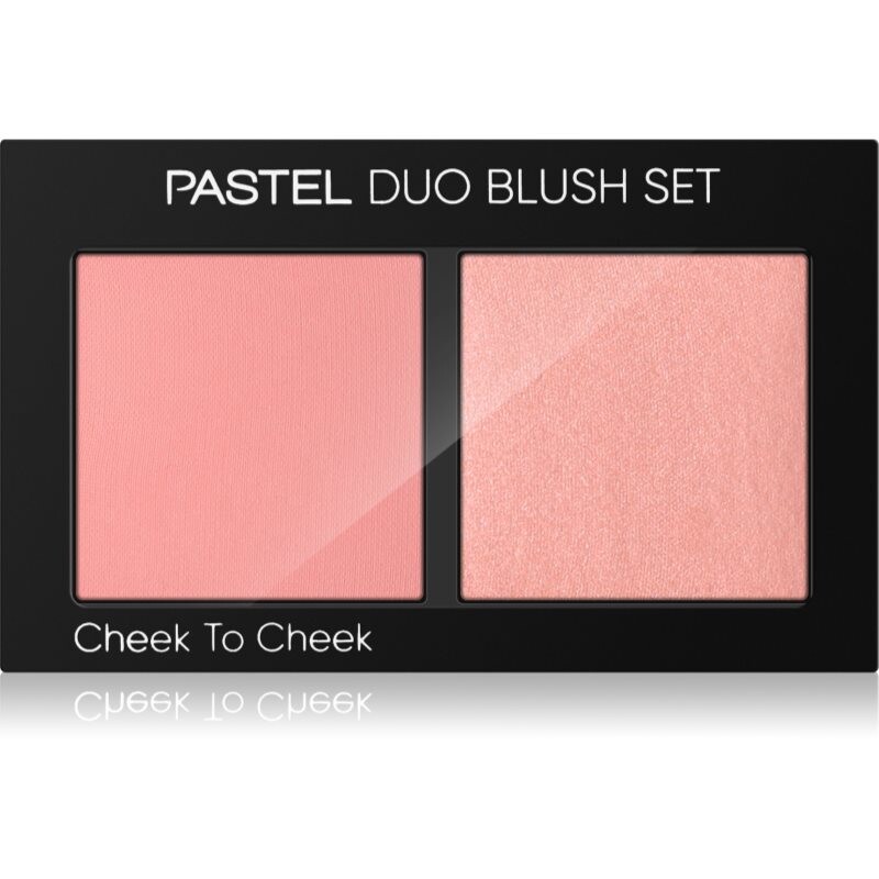Pastel Profashion Duo Blush Set Cheek To Cheek blusher palette shade 10 Hot Pink 2x4.3 g