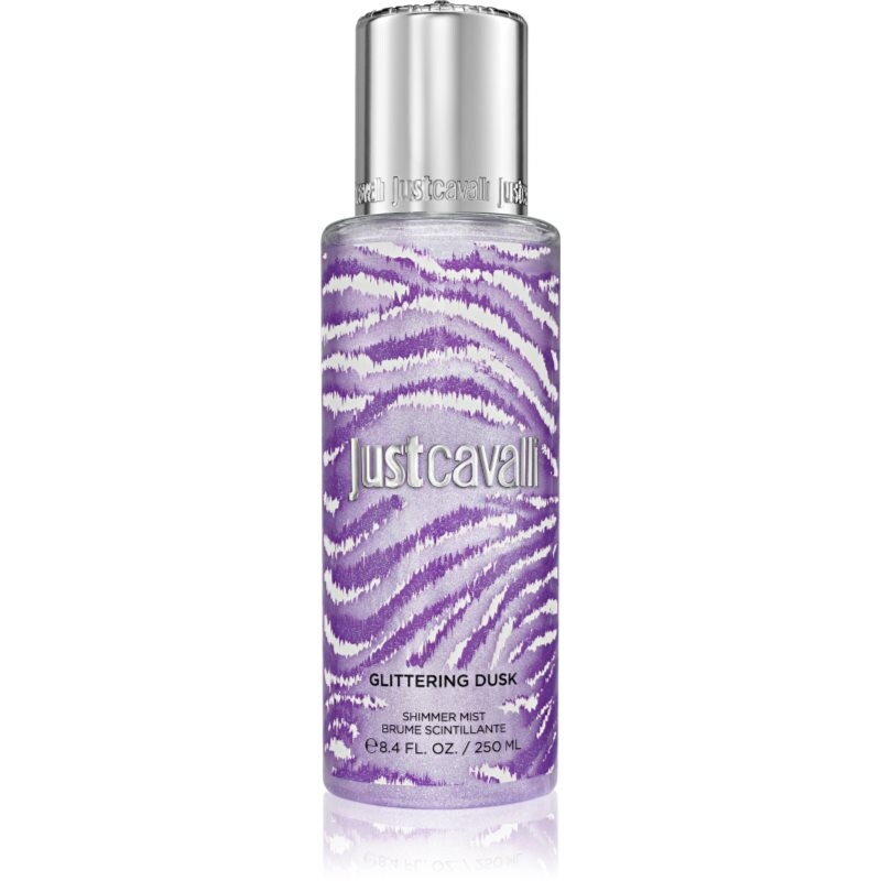 Roberto Cavalli Just Cavalli Glittering Dusk brightening mist for the body for women 250 ml