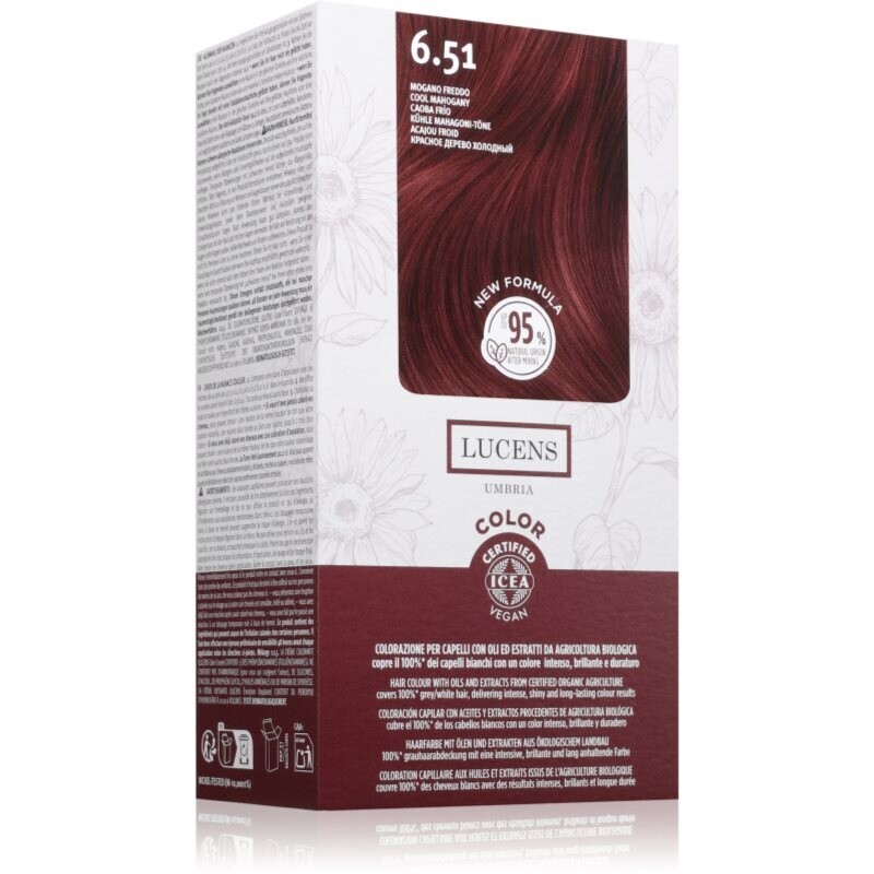 Kemon Group Umbria hair colour shade 6.51 Mogano Freddo 50 ml