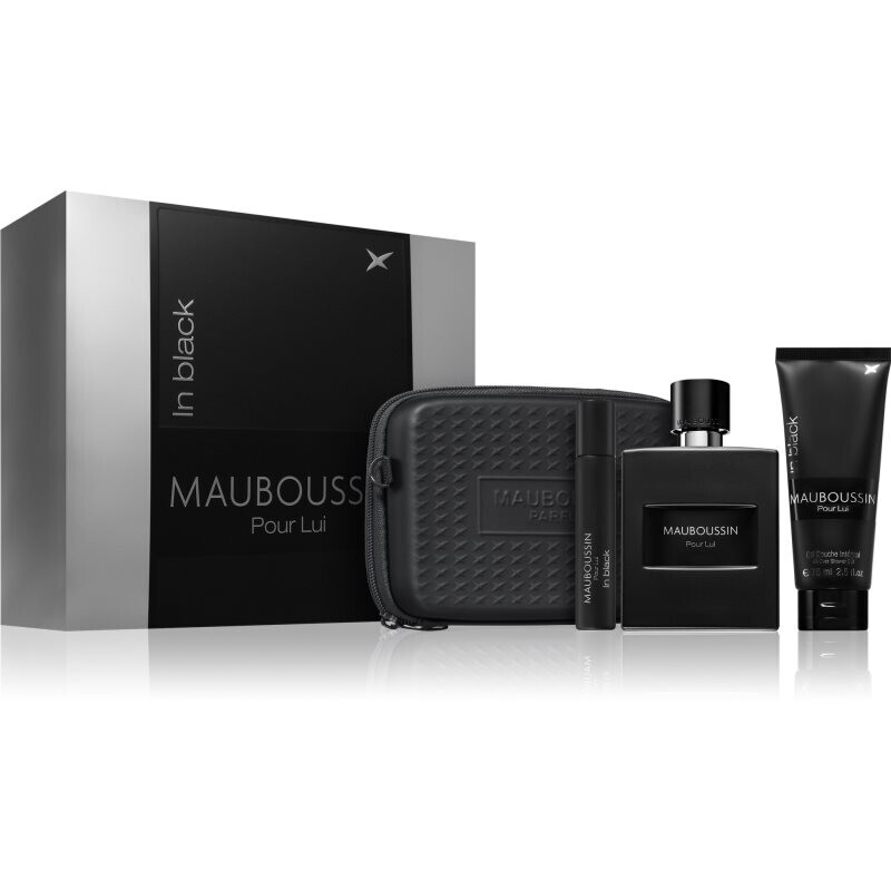 Mauboussin Prestige Set Pour Lui In Black gift set for men 4 pc