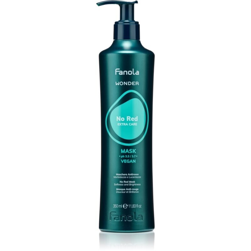 Fanola Wonder No Red Mask hair mask so zeleným pigmentom 350 ml