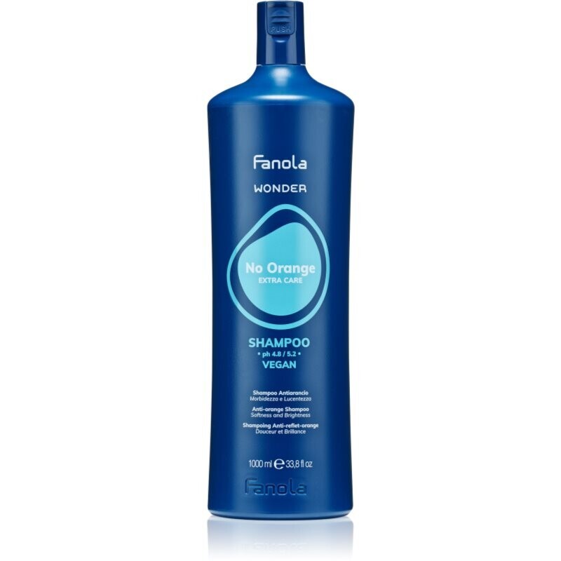 Fanola Wonder No Orange Shampoo shampoo neutralising orange tones 1000 ml