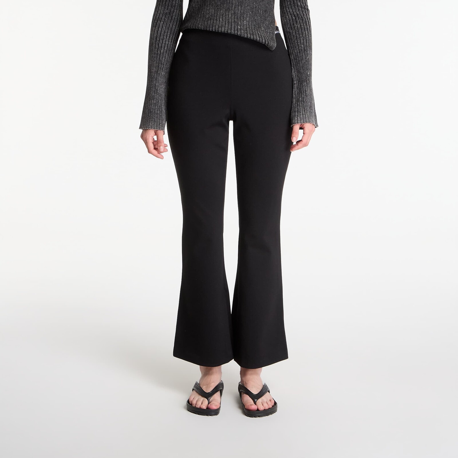 Pants Calvin Klein Jeans Ponte Tailored Flare Pant Black M