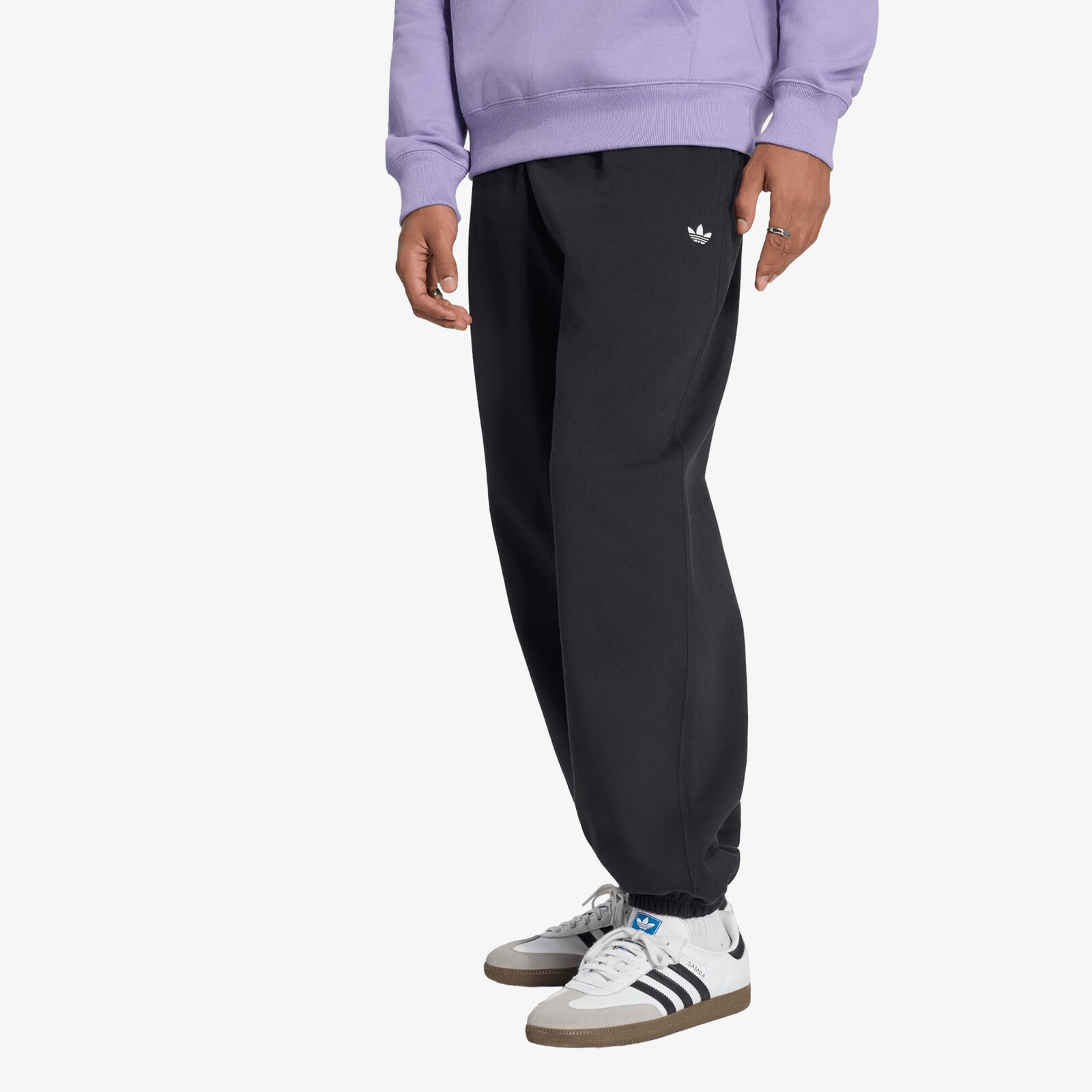 Pants adidas Trefoil Essentials Loose Fleece Pants Black S