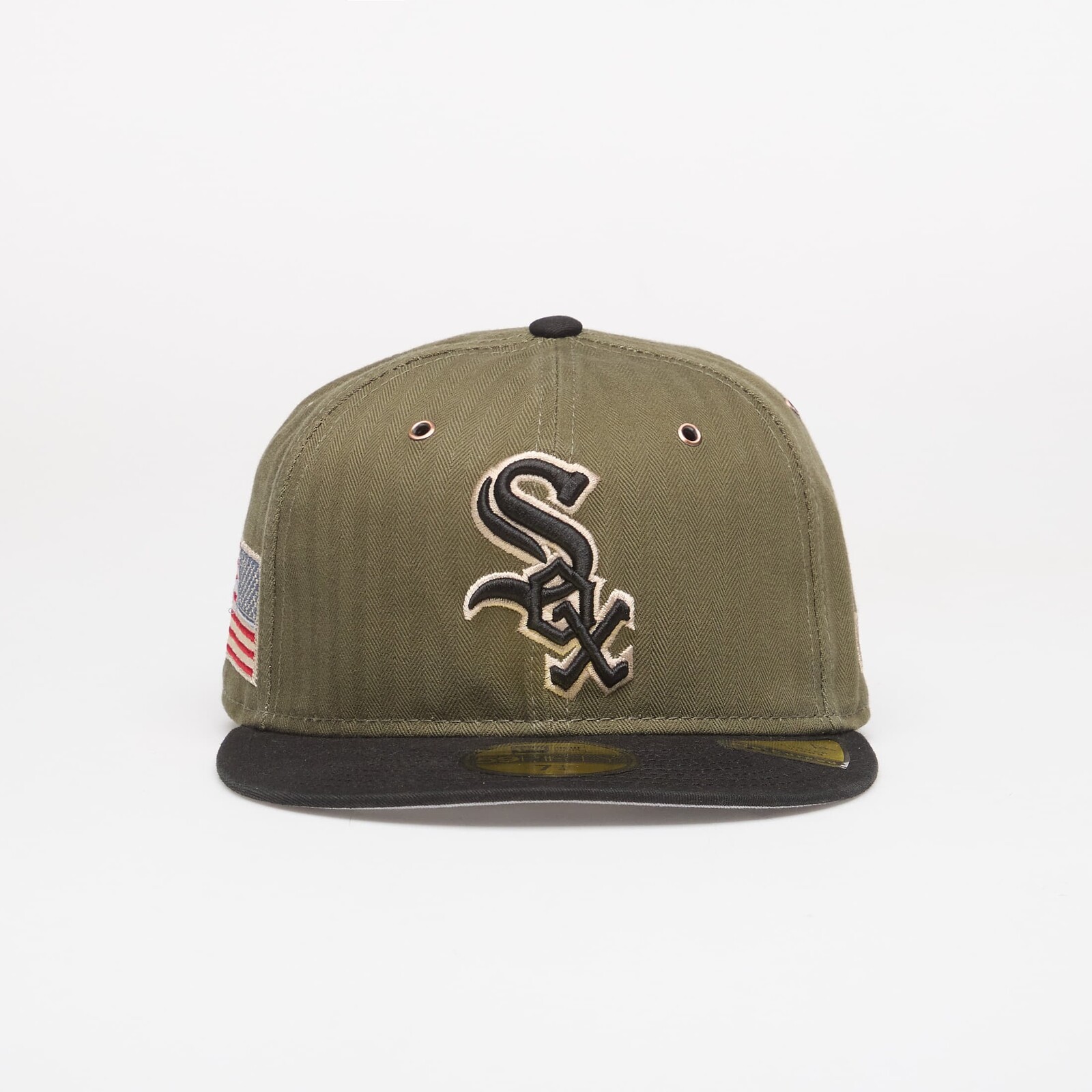 New Era 59FIFTY MLB American Herringbone Chicago White Sox Official Team Color 7 3/8