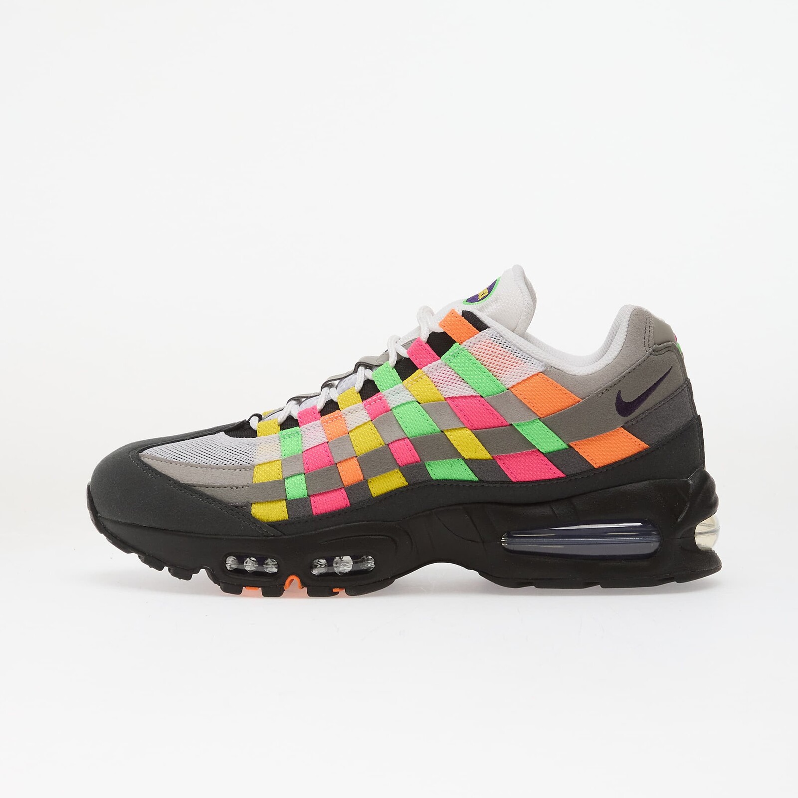 Sneakers Nike Air Max 95 Big Bubble Woven White/ Purple Dynasty-Pearl Grey UK 9