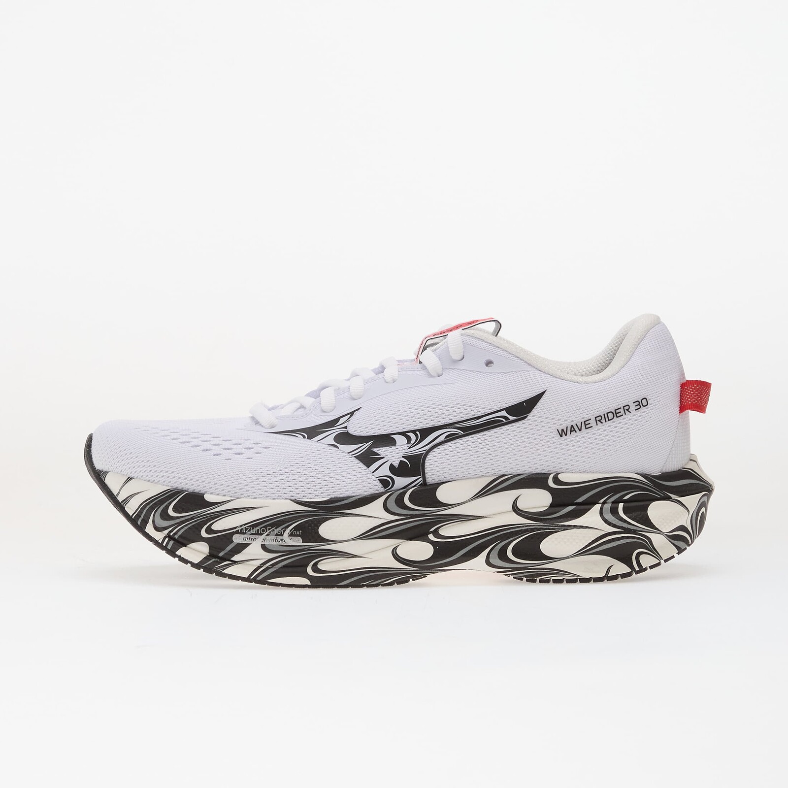 Sneakers Mizuno WAVE RIDER 30 Disclosure White/ Black/ High Risk Red UK 7.5