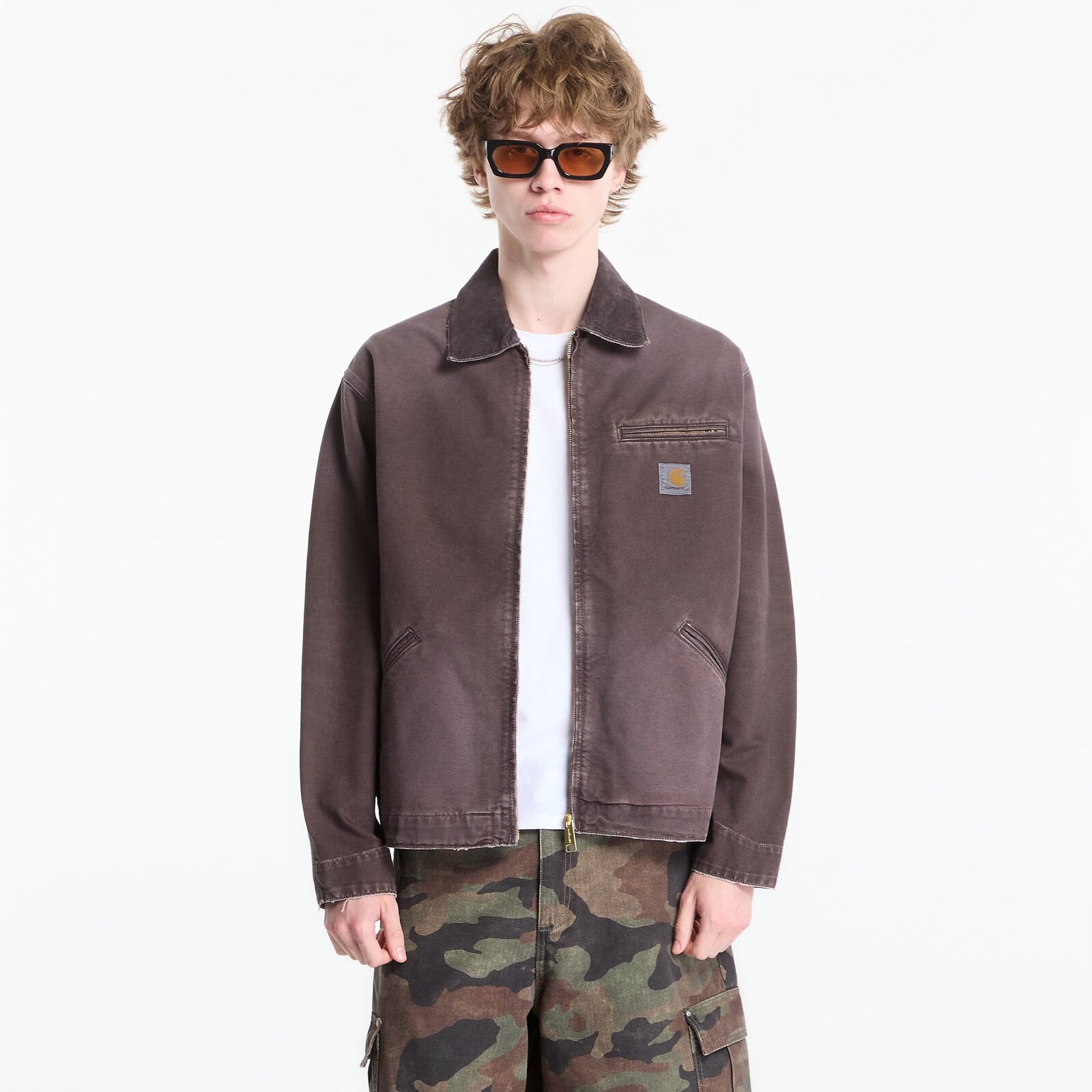 Jacket Carhartt WIP OG Detroit Jacket UNISEX Tobacco/ Tobacco Destroy Wash M