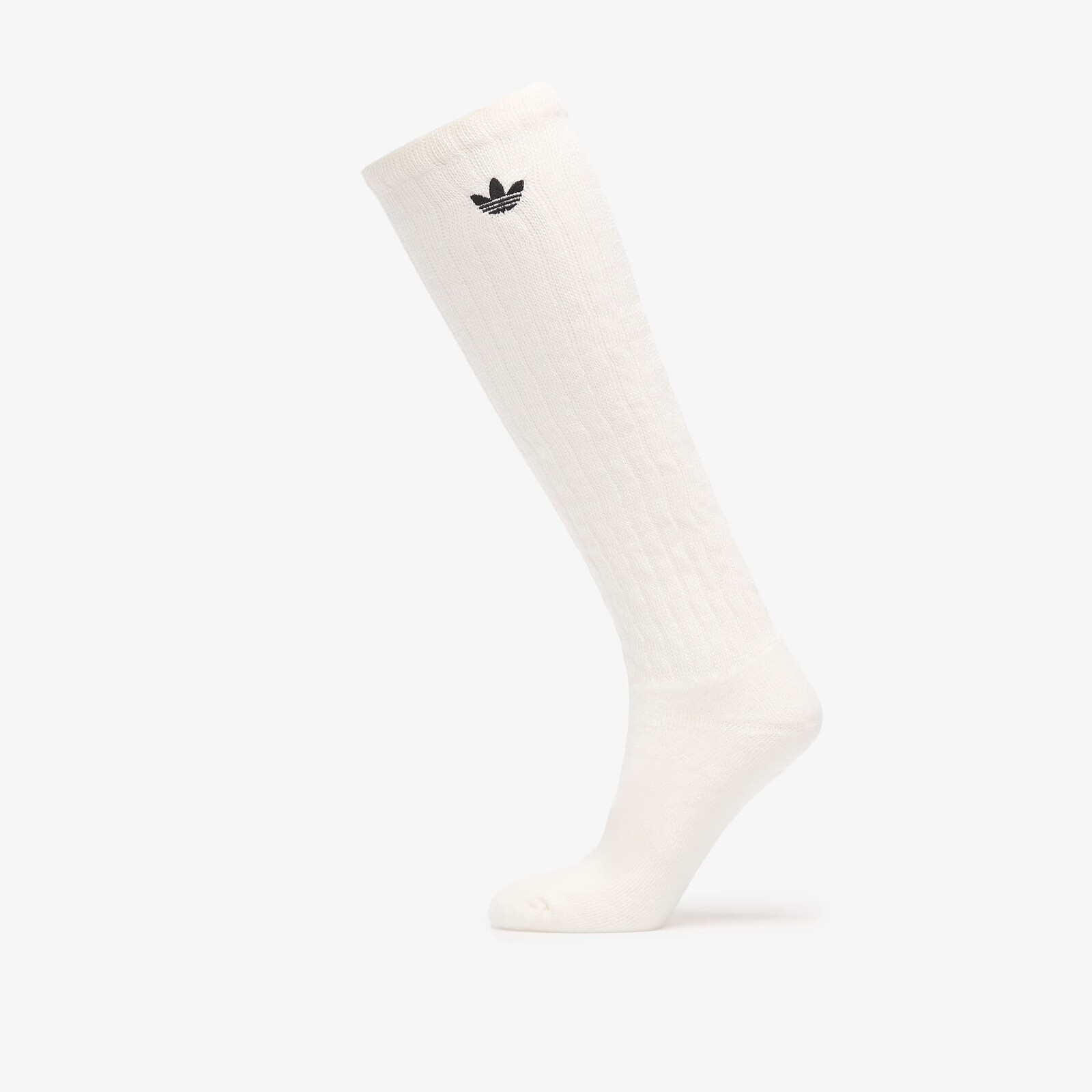 adidas Slouchy High Knee Socks 1 Pair Cloud White XS