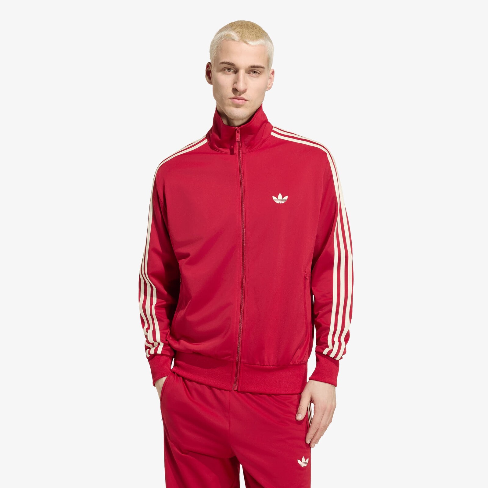 Jacket adidas Firebird Track Jacket Team Victory Red/ Warm Vanilla M