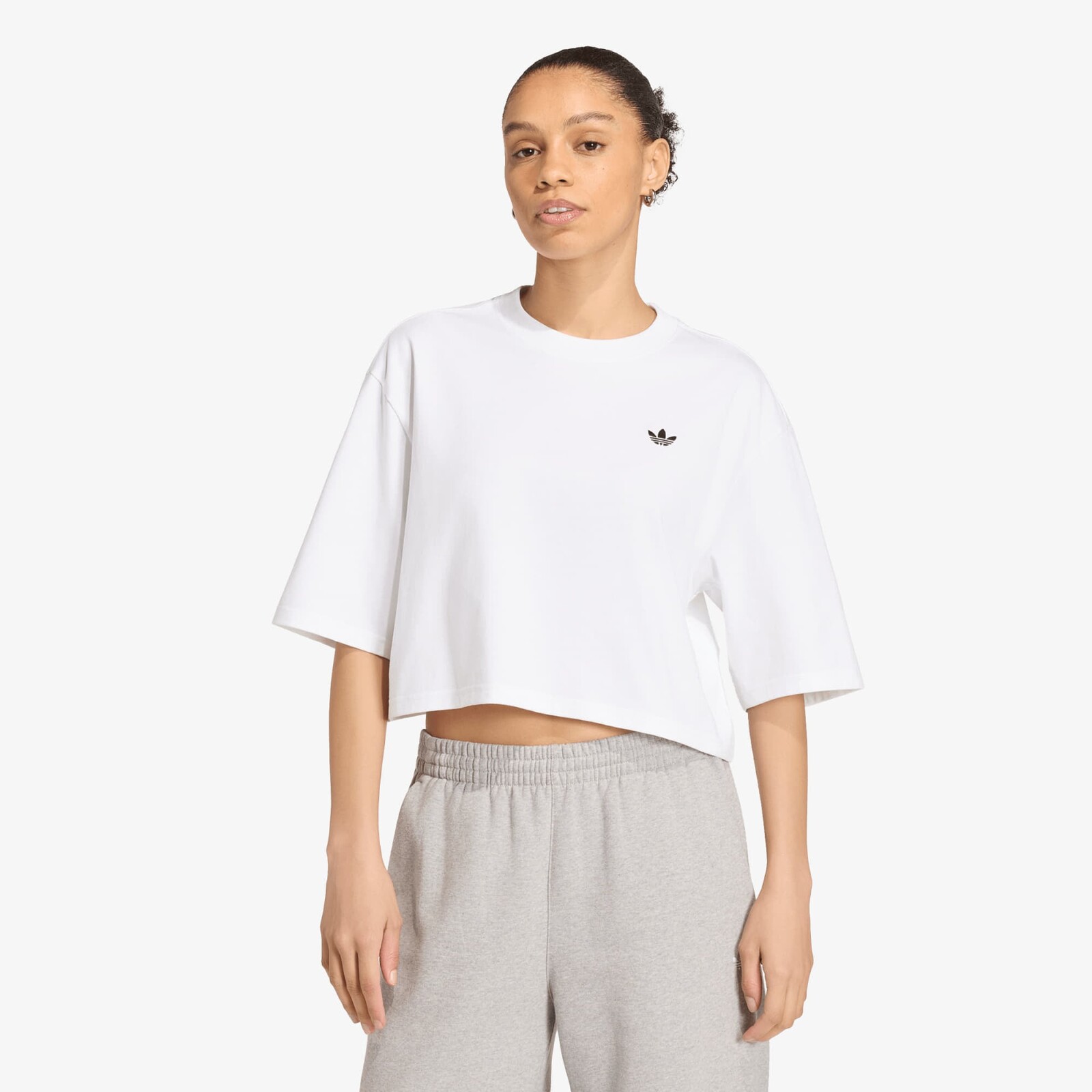 T-shirt adidas Essentials Crop T-shirt White XL