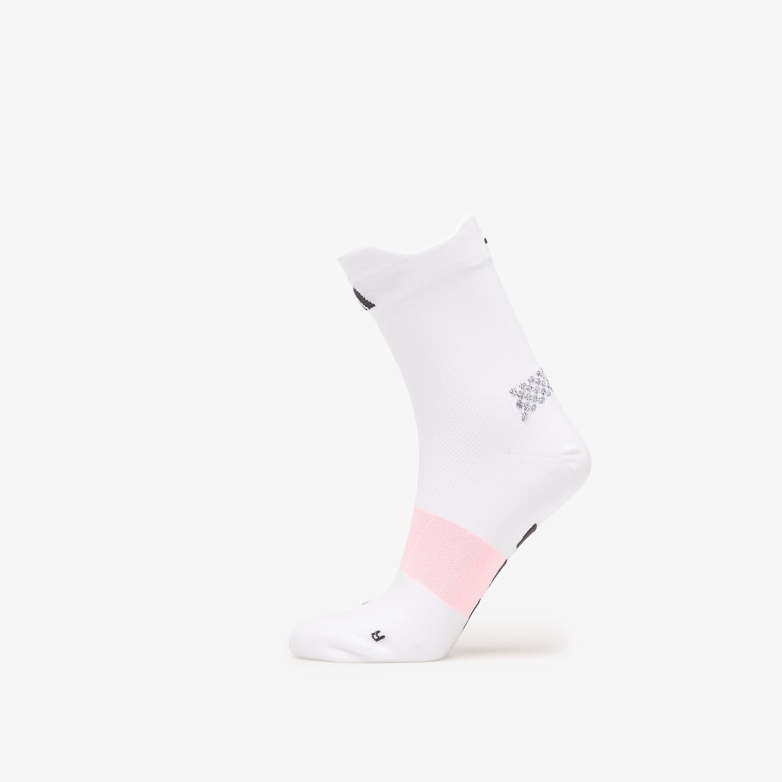 adidas Running ADIZERO Quarter Sock White/ Black XL