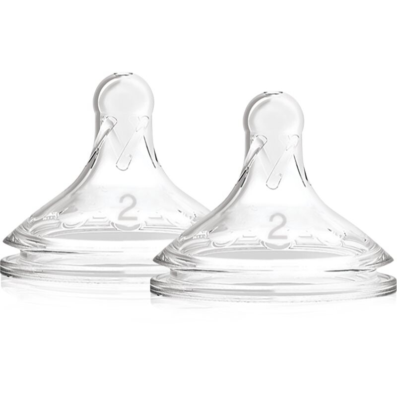 Dr. Brown's Options+ Wide-Neck Level 2 baby bottle teat 3 m+ 2 pc