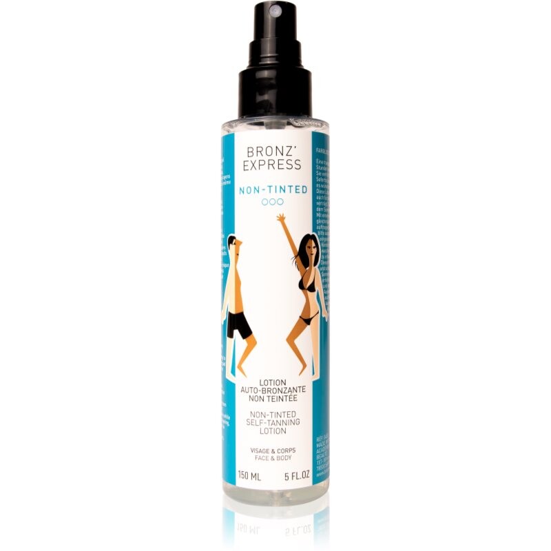 Bronz'Express Immediate Effect Non-Tinted self-tanning spray for body and face 150 ml