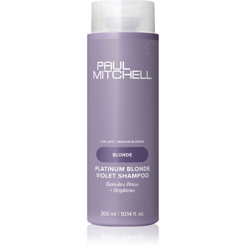 Paul Mitchell Blonde Platinum Blonde Violet Shampoo purple shampoo for blonde and grey hair 300 ml