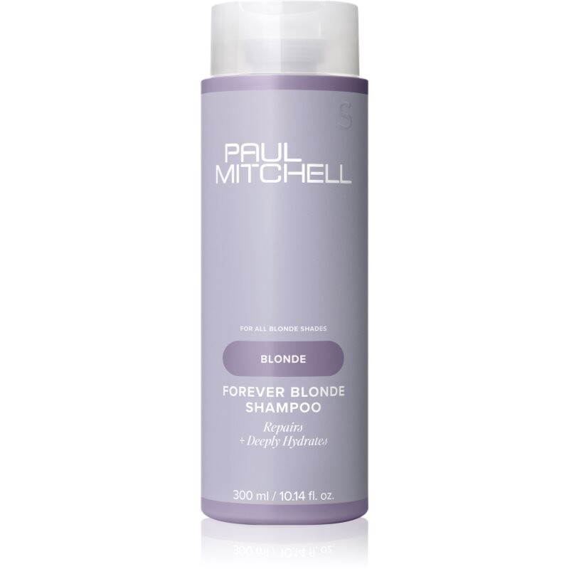 Paul Mitchell Blonde Forever Blonde Shampoo purple shampoo for lightened, cool blonde hair 300 ml