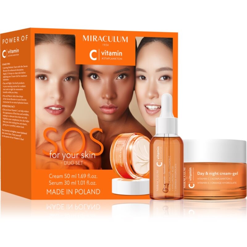 Miraculum SOS For your skin Astaplankton Set gift set for the face 2 pc