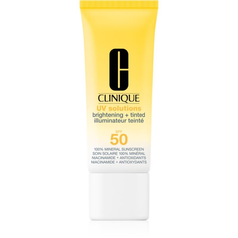 Clinique Sun UV Solutions Brightening Tinted Sunscream SPF50 brightening tinted moisturizer shade Medium Deep 40 ml