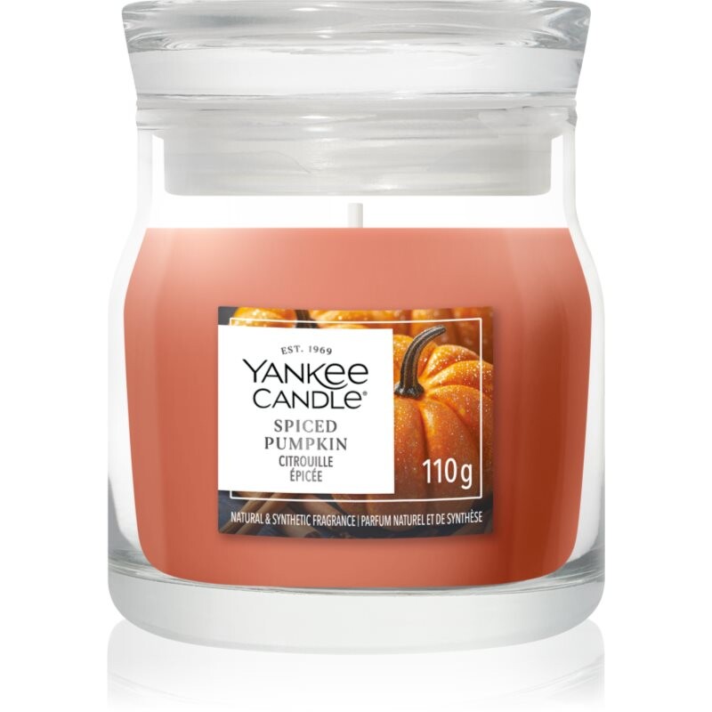 Yankee Candle Spiced Pumpkin scented candle Signature 110 g