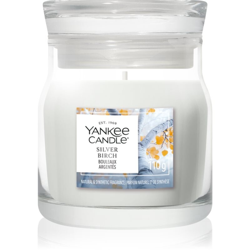 Yankee Candle Silver Birch scented candle Signature 110 g