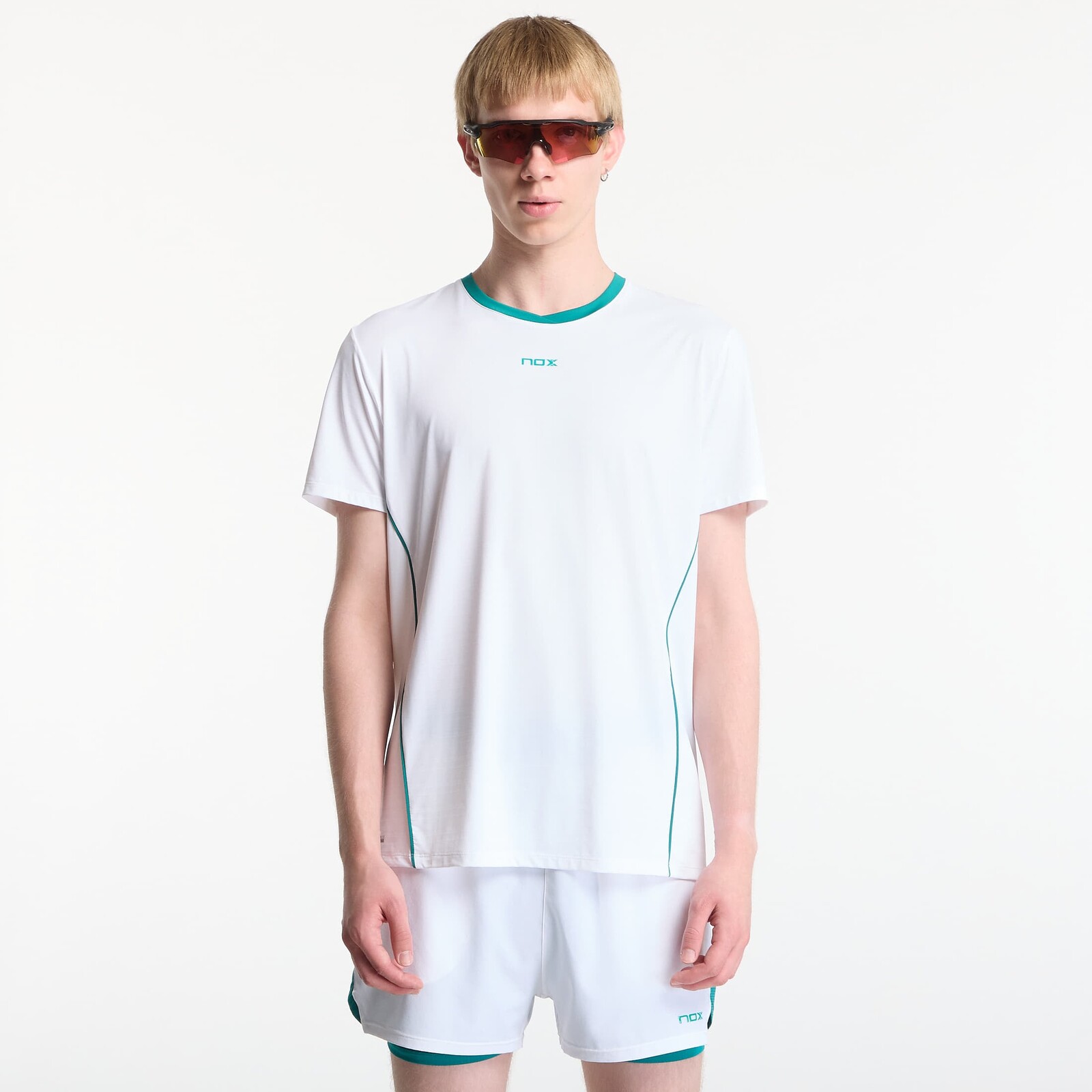 T-shirt Nox Pro T-Shirt White/ Ivy Green M