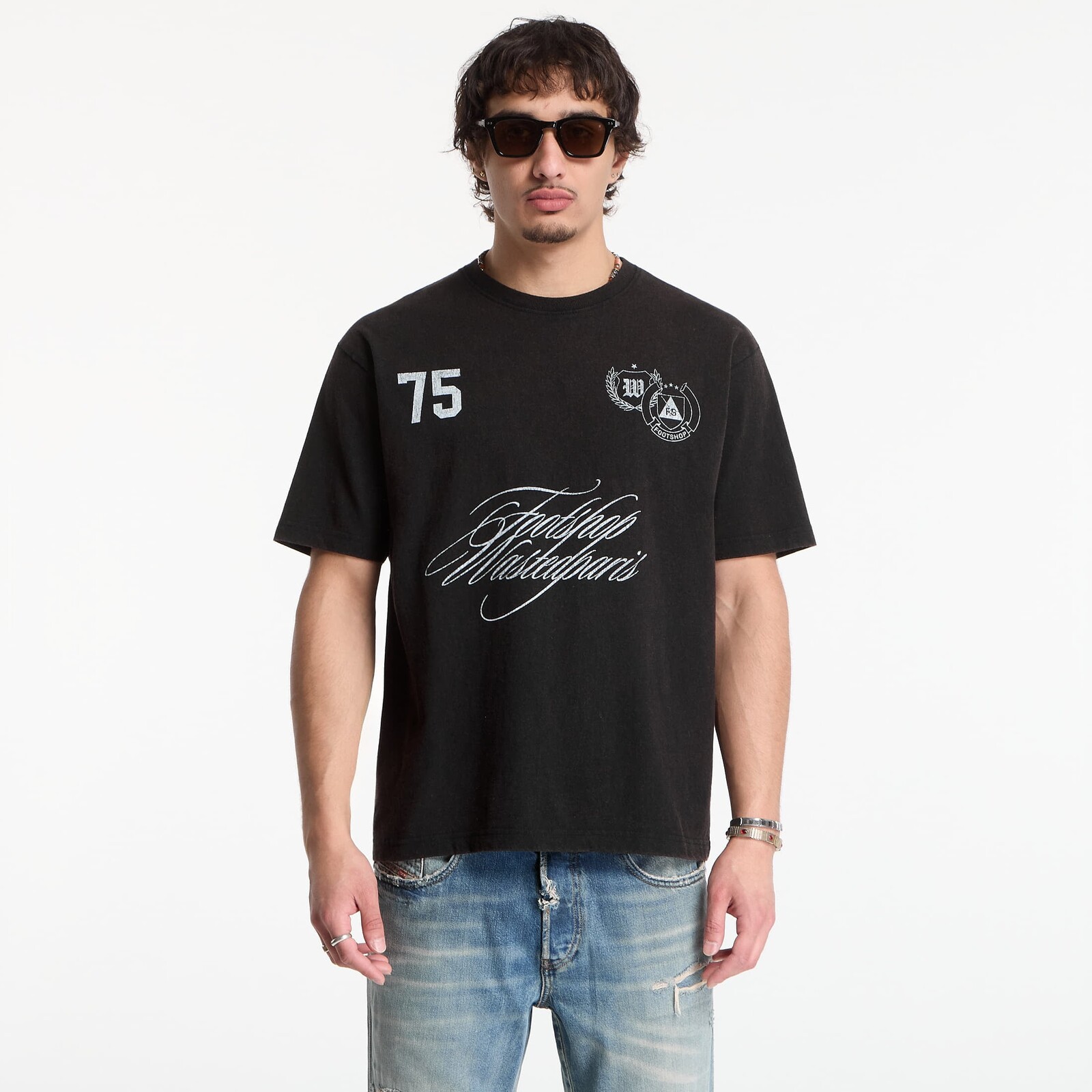 T-shirt Footshop x Wasted T-Shirt Faded Black XS