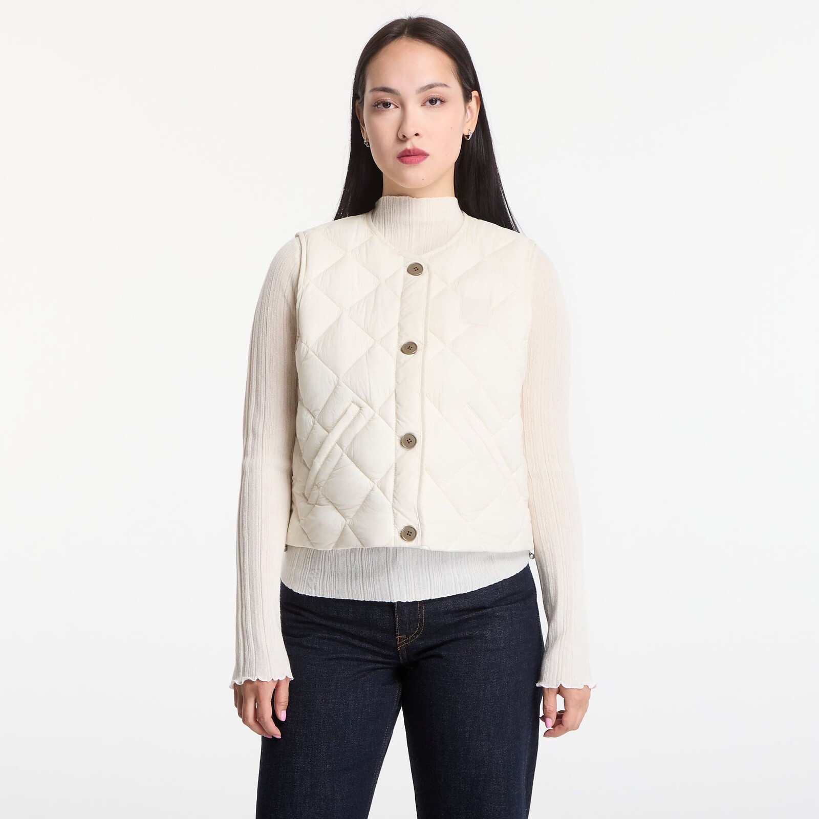 Vest Calvin Klein Ulw Short Quilted Liner Vest Birch M
