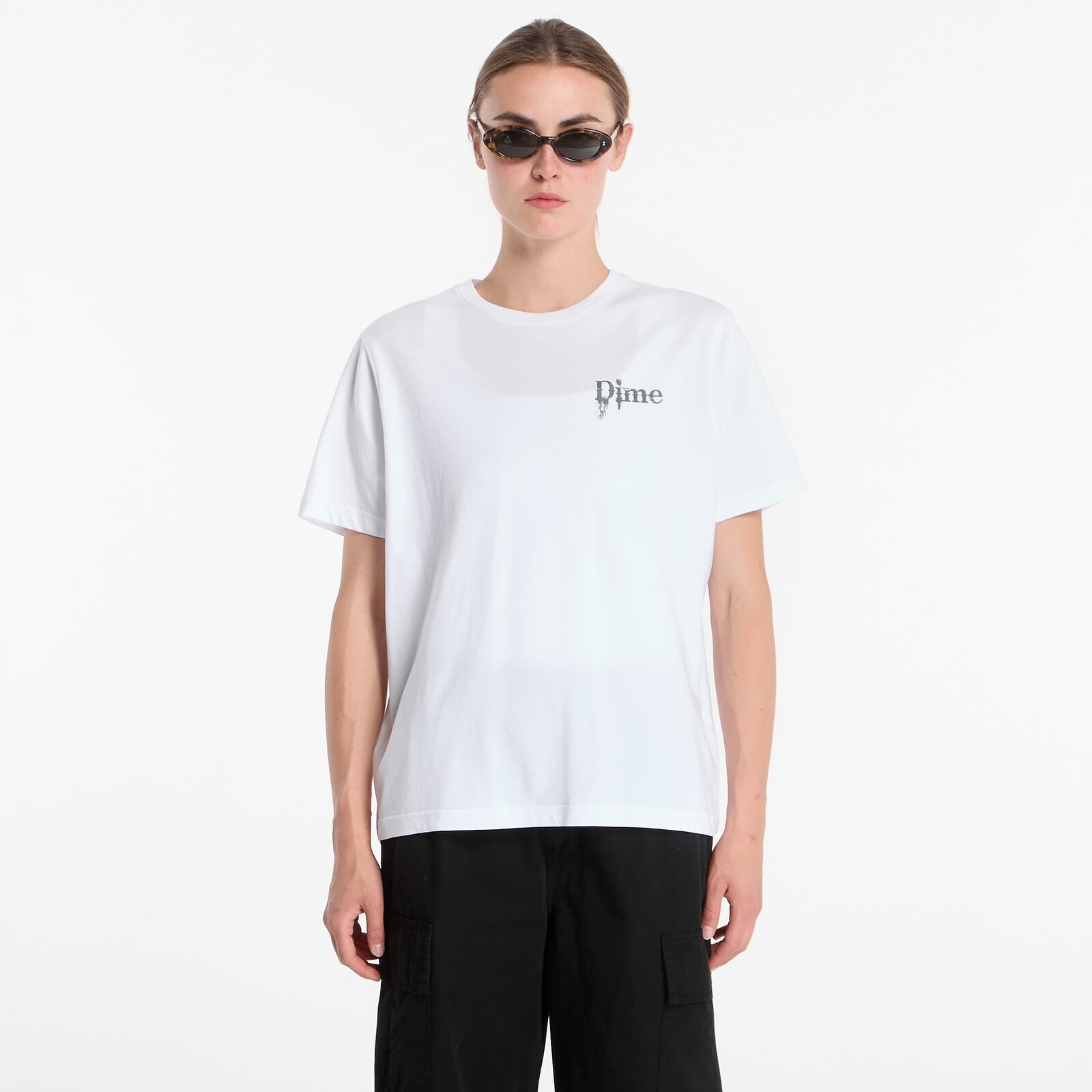 T-shirt Dime Challenged T-Shirt UNISEX White XL