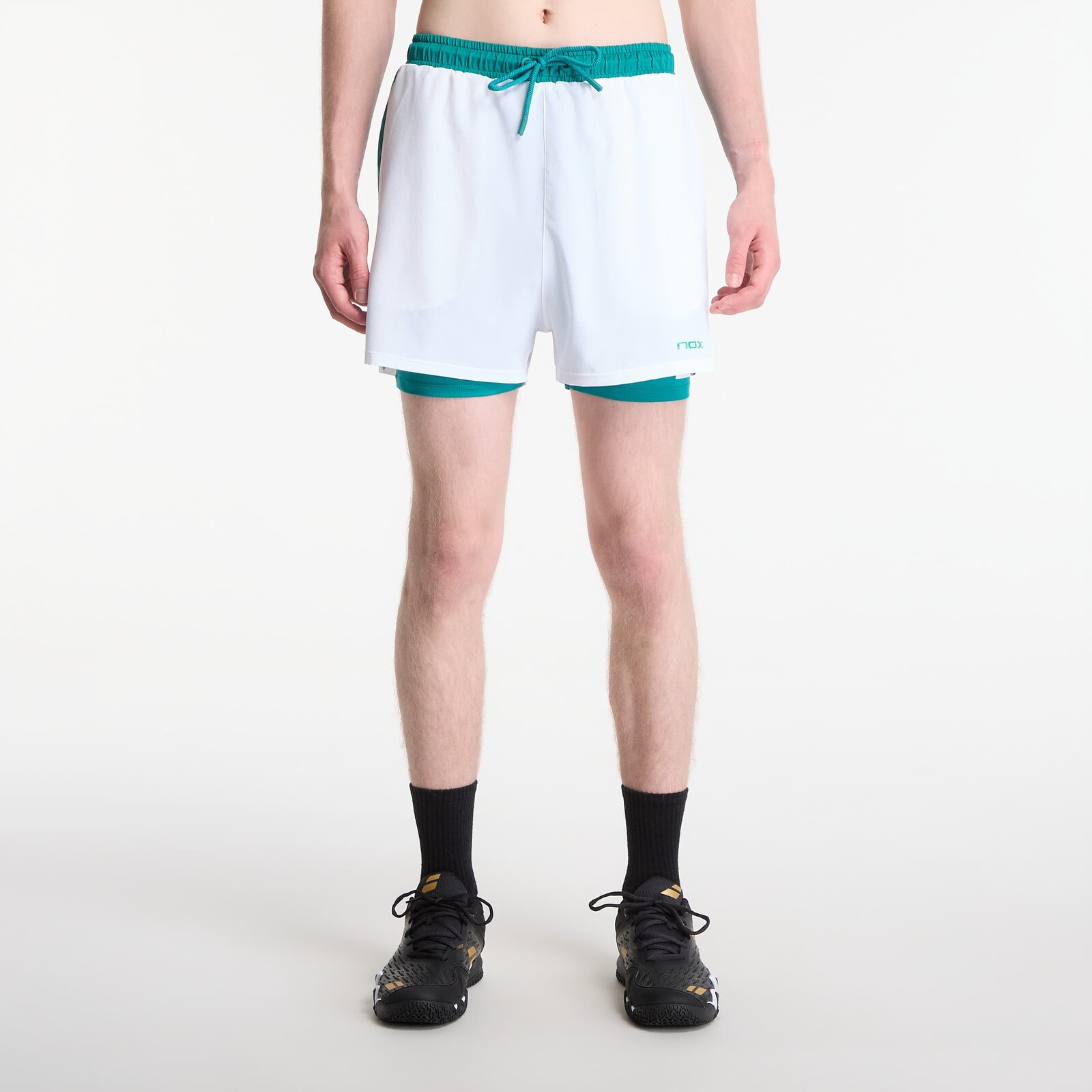 Nox Pro Shorts White/ Ivy Green M