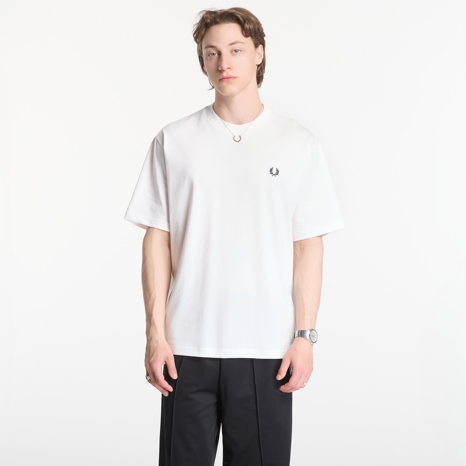 T-shirt Fred Perry Back Print Fred Perry T-Shirt White XL
